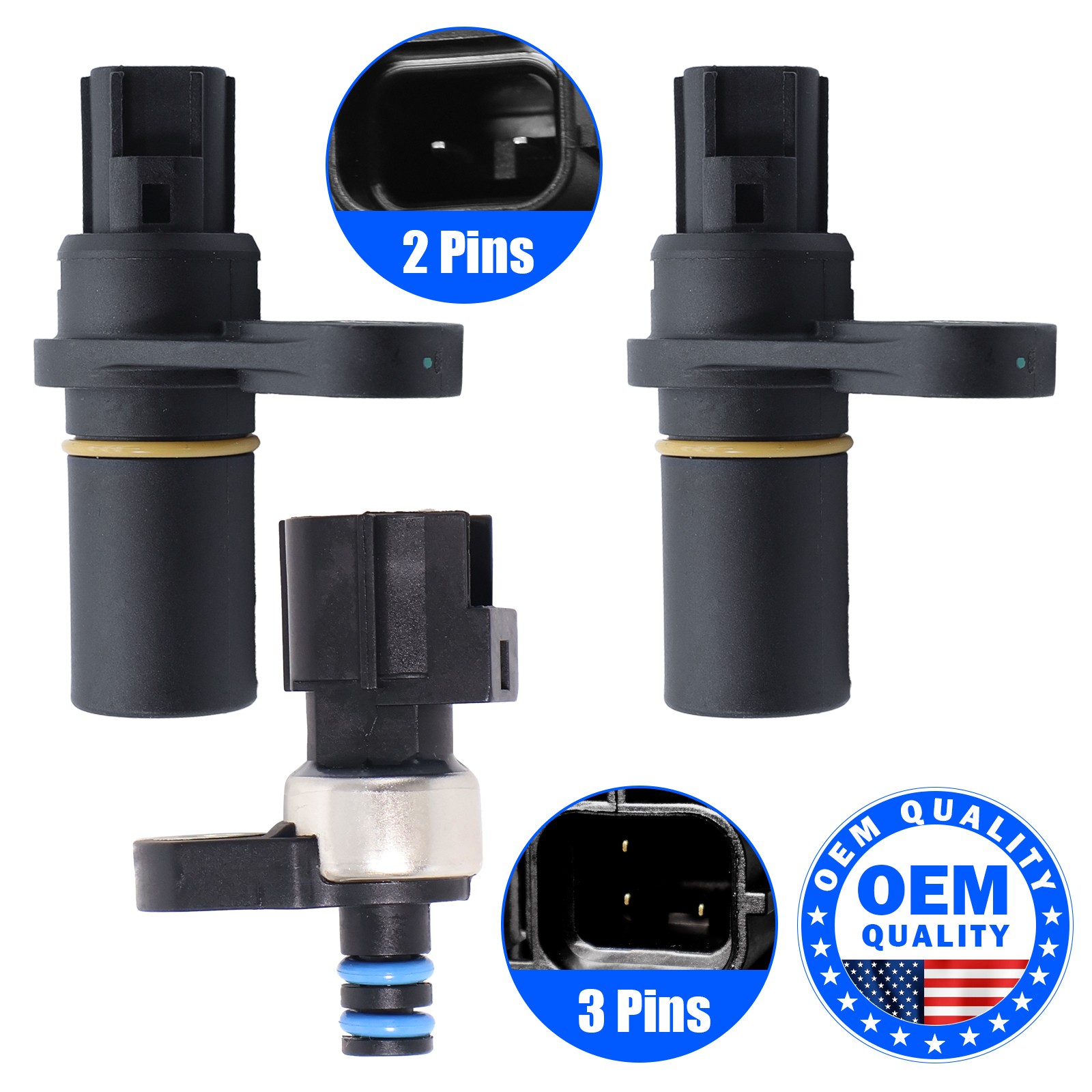 3PC Updated Pressure Transducer Sensor Set Input Output 45RFE 545RFE 68RFE