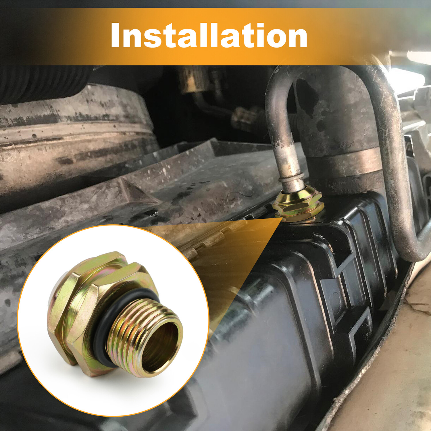 Automatic Transmission Cooler Line Connector Kit for 2007-2010 Ford Explorer