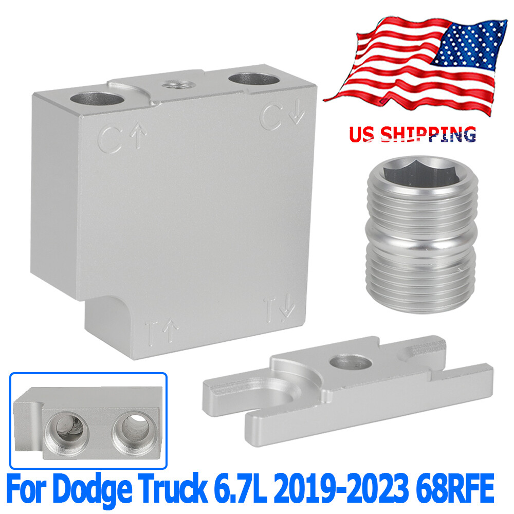 Thermal Valve Billet Coupler For 2019-2023 6.7L Dodge Ram 2500 3500 68RFE/69ASRC