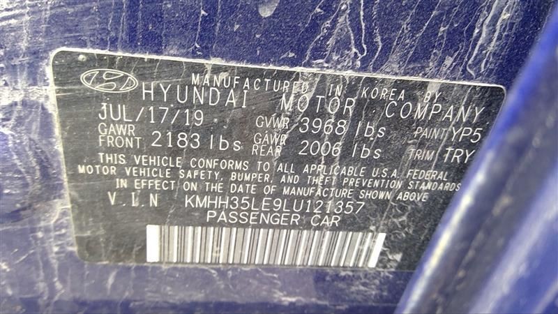 Automatic Transmission 2.0L Hatchback GT Fits 18-20 ELANTRA 1811914