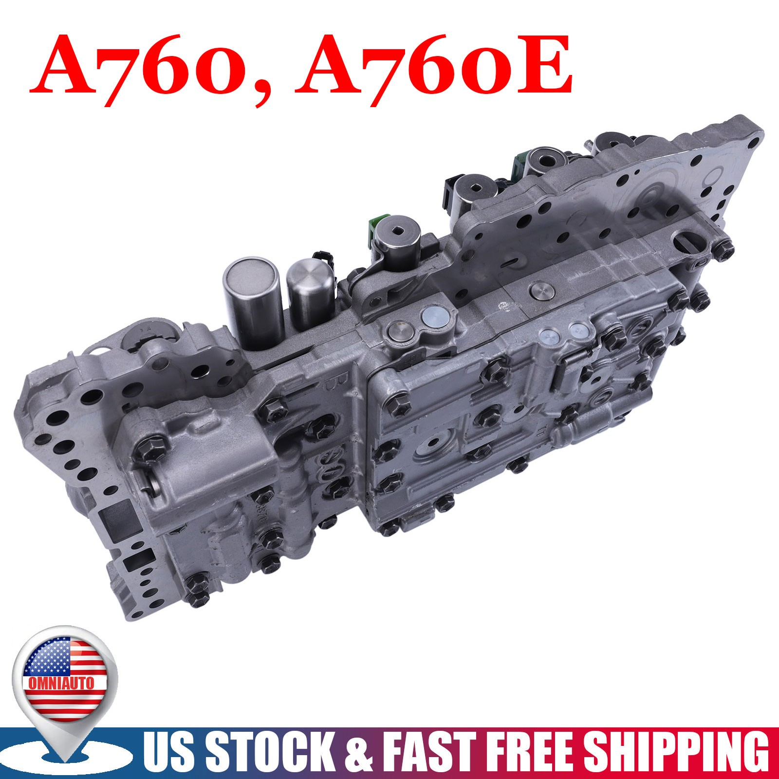 For Toyota Tundra 2010-19 A760 A760E A760F Transmission Valve Body W/9 Solenoids