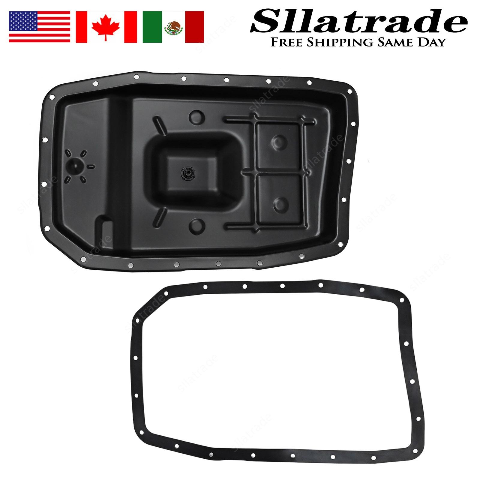 Transmission Oil Pan w/ Drain Plug Gasket Fit Ford F-150 Expedition Lincoln