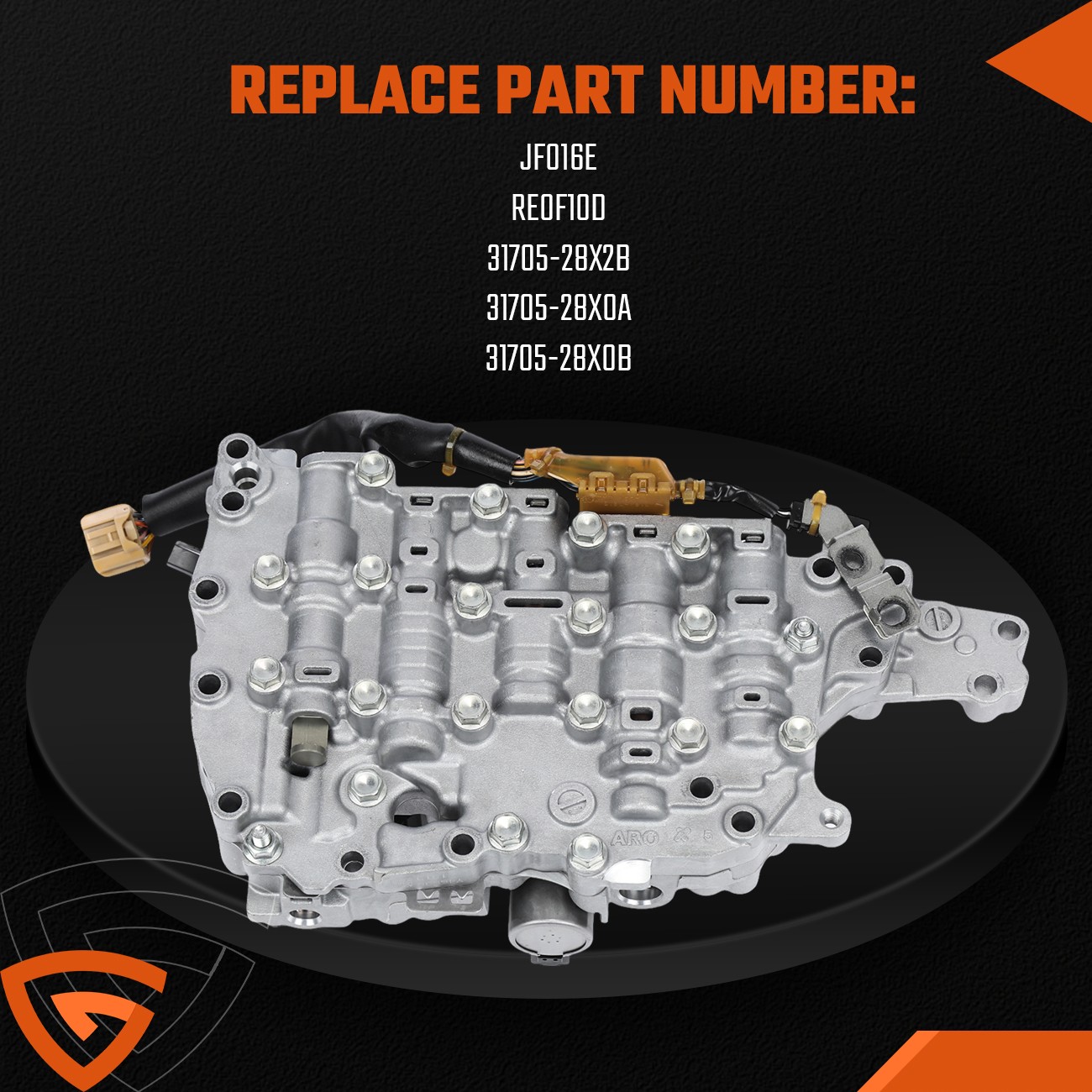 For Nissan Altima 2014-2018 2.5L CVT Transmission Valve Body W/ Solenoids JF016E
