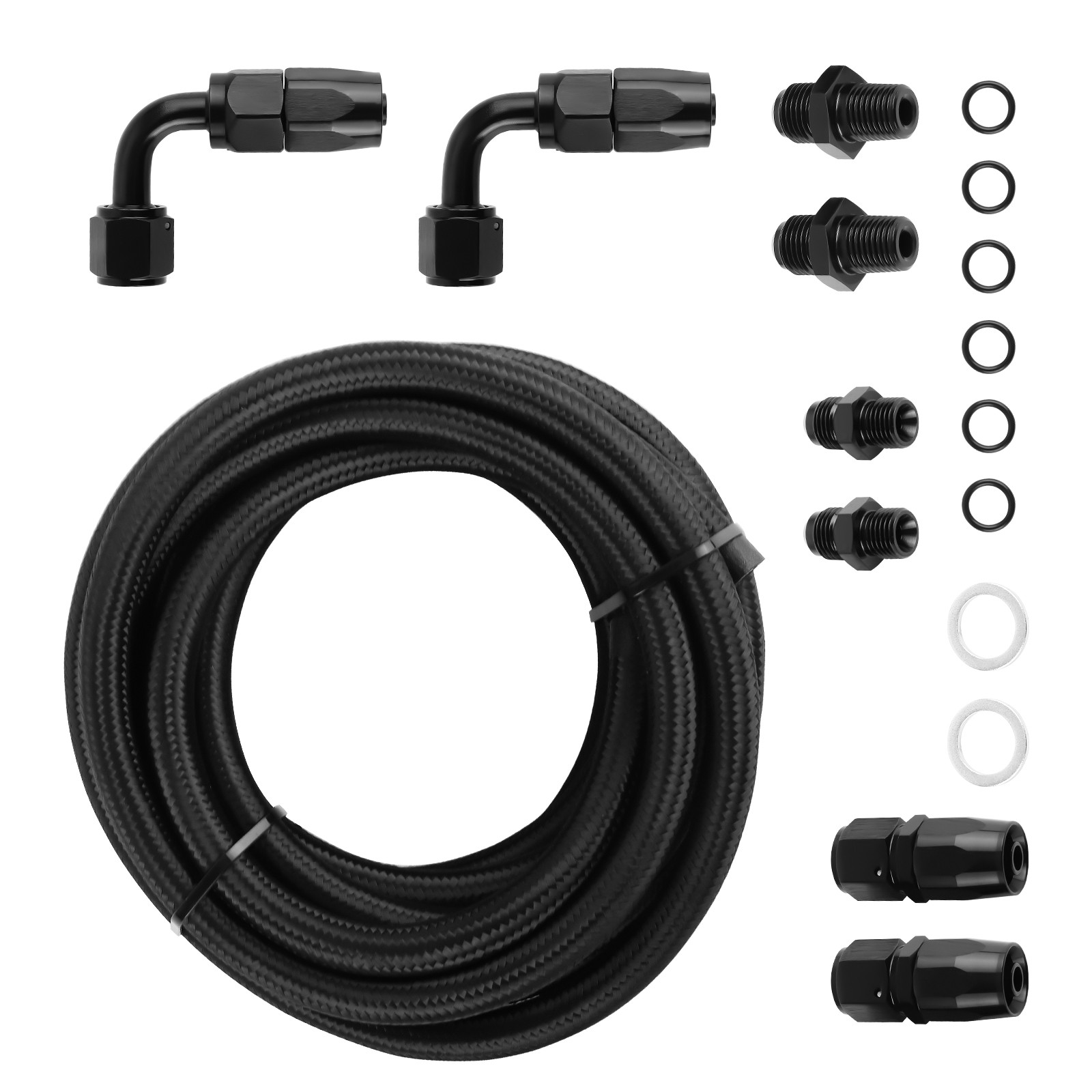 Transmission Cooler Hose Line 6AN Hose Line Kit15ft For GM 4L60E 4L65E