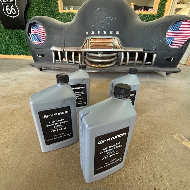 (4) Genuine OEM Hyundai Automatic Transmission Fluid 00232-19057