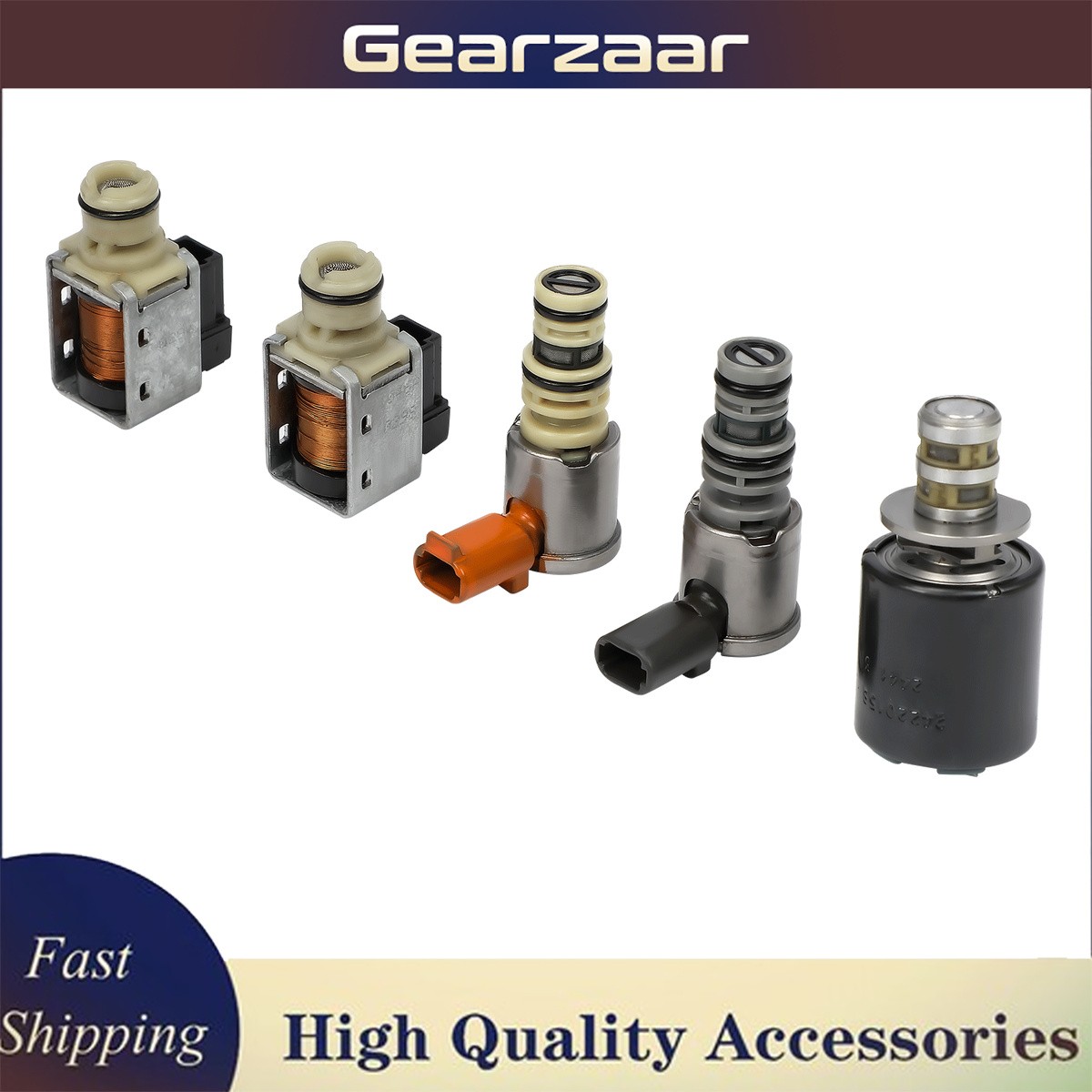 5PCS Transmission Master Solenoid Kit For GMC Chevy Silverado 1500 4L60E/4L65E