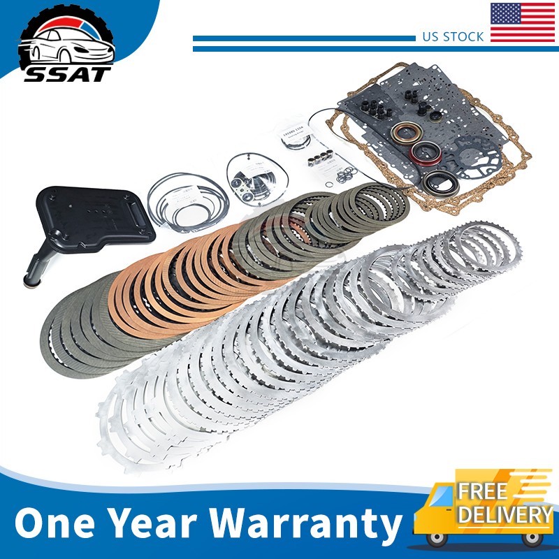 6L90 6L80 Transmission Master Rebuild Kit Steel Friction discs For Chevrolet GM