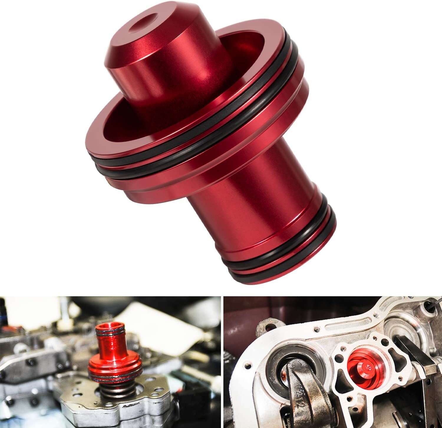 Anodized Aluminum Billet Accumulator Piston Kit for Chrysler 42RE, 42RH, 46RE