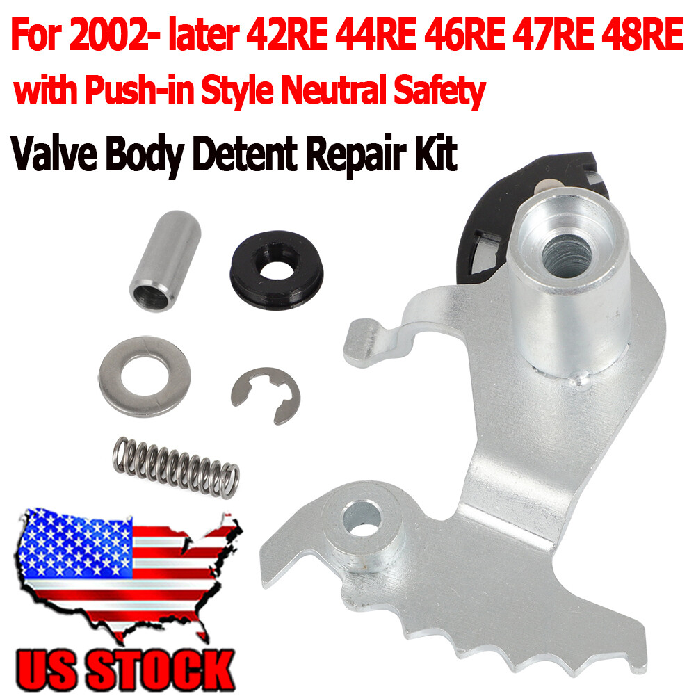 Rooster Comb 44RE 46RE 47RE 48RE Valve Body Detent Repair Kit E-Clip,Seal,Washer