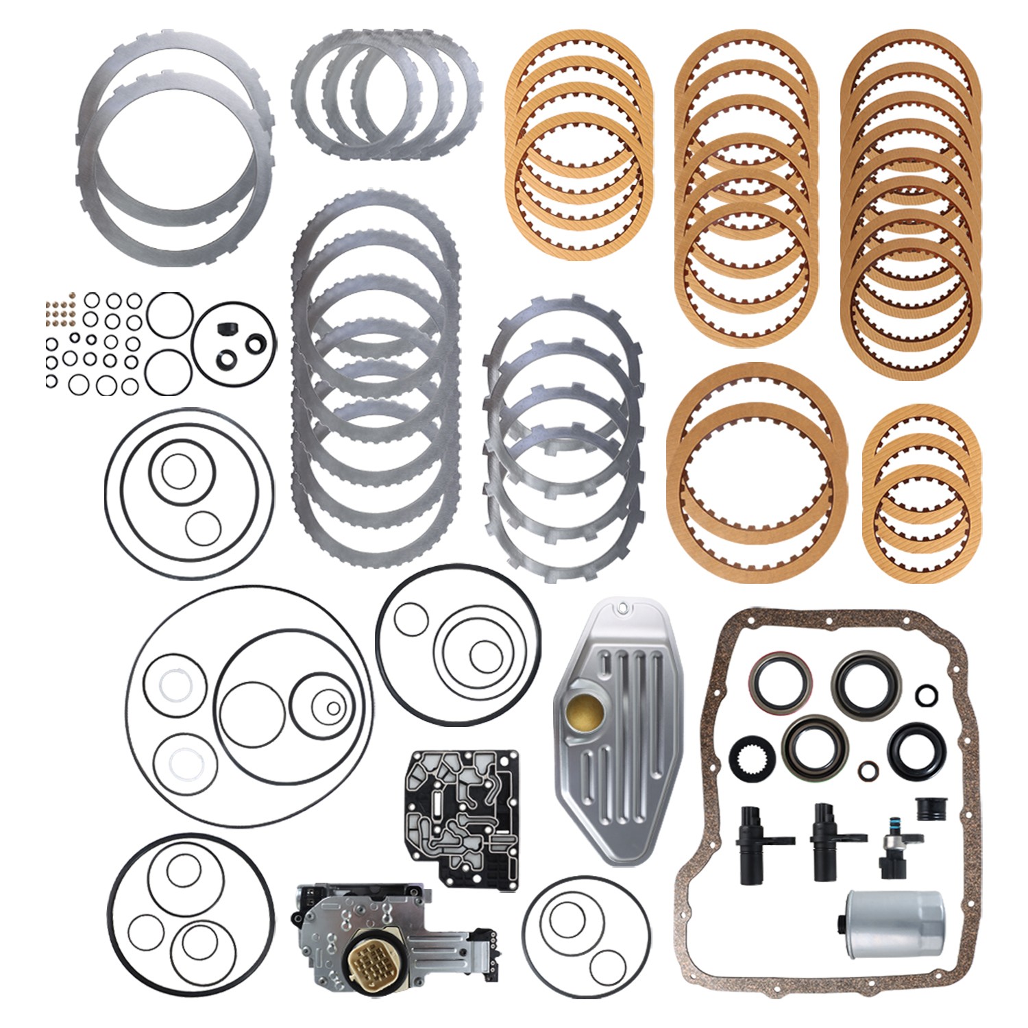 Transmissions Master Rebuild Kit Filter Friction Steel for 45RFE 545RFE 65RFE us