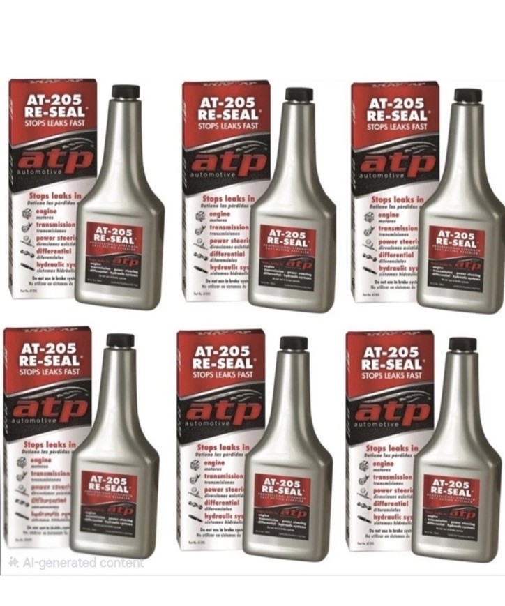 ATP AT-205 Re-seal Stops Leaks fast 8 OZ QTY X 6 guaranteed stop Leak usa made.