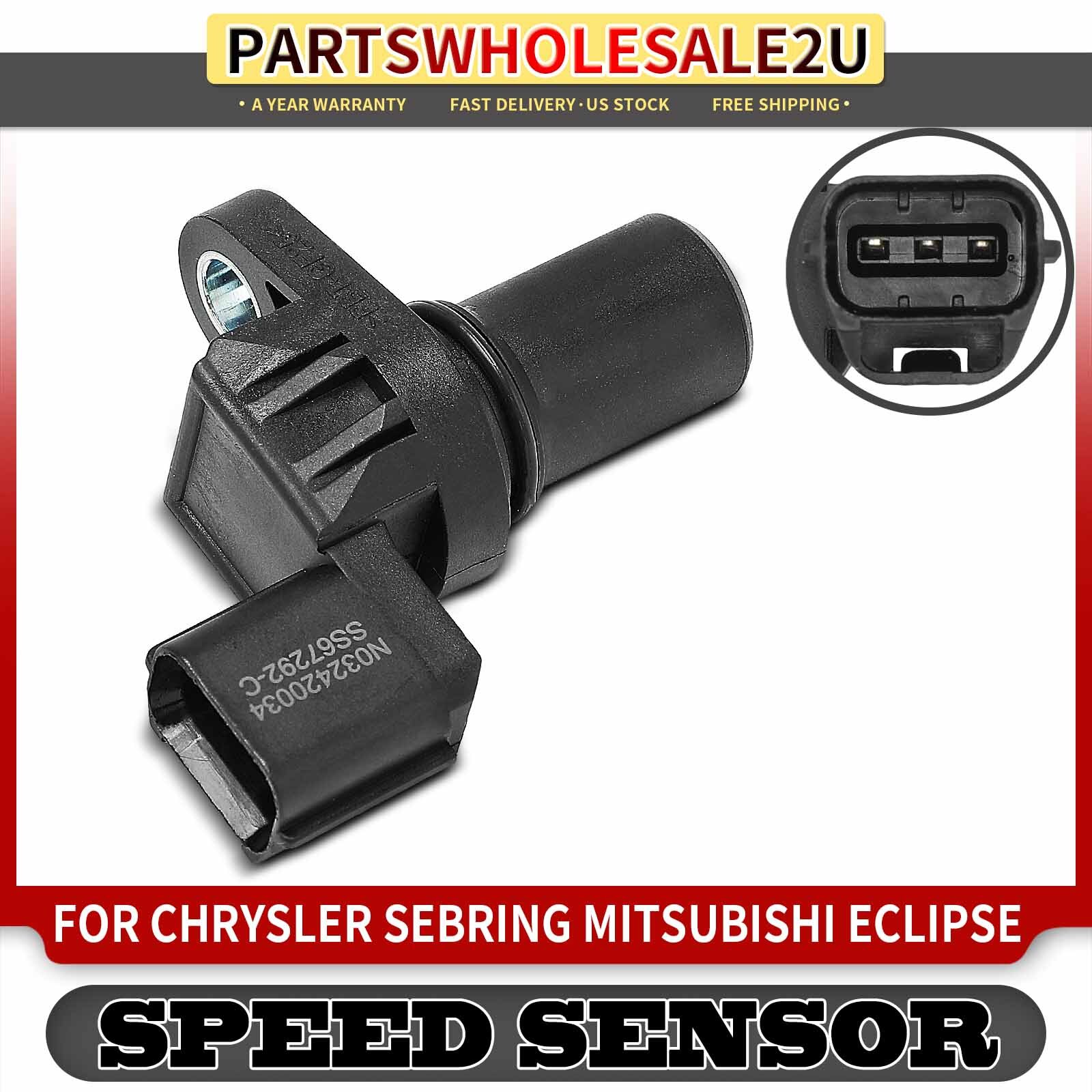 Speed Sensor for Chrysler Sebring Dodge Stratus 2005 Mitsubishi Eclipse 10-12