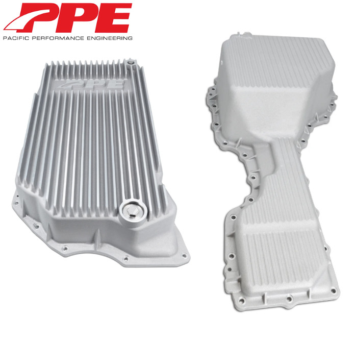 PPE Deep Capacity Raw Aluminum Transmission & Oil Pan For 20-24 GM 6.6L Duramax