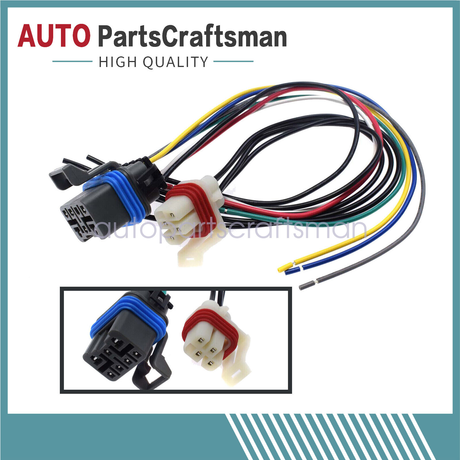 Neutral Safety Switch Connector Wire Harness 7-PIN &4-PIN fit Chevrolet GMC 2set