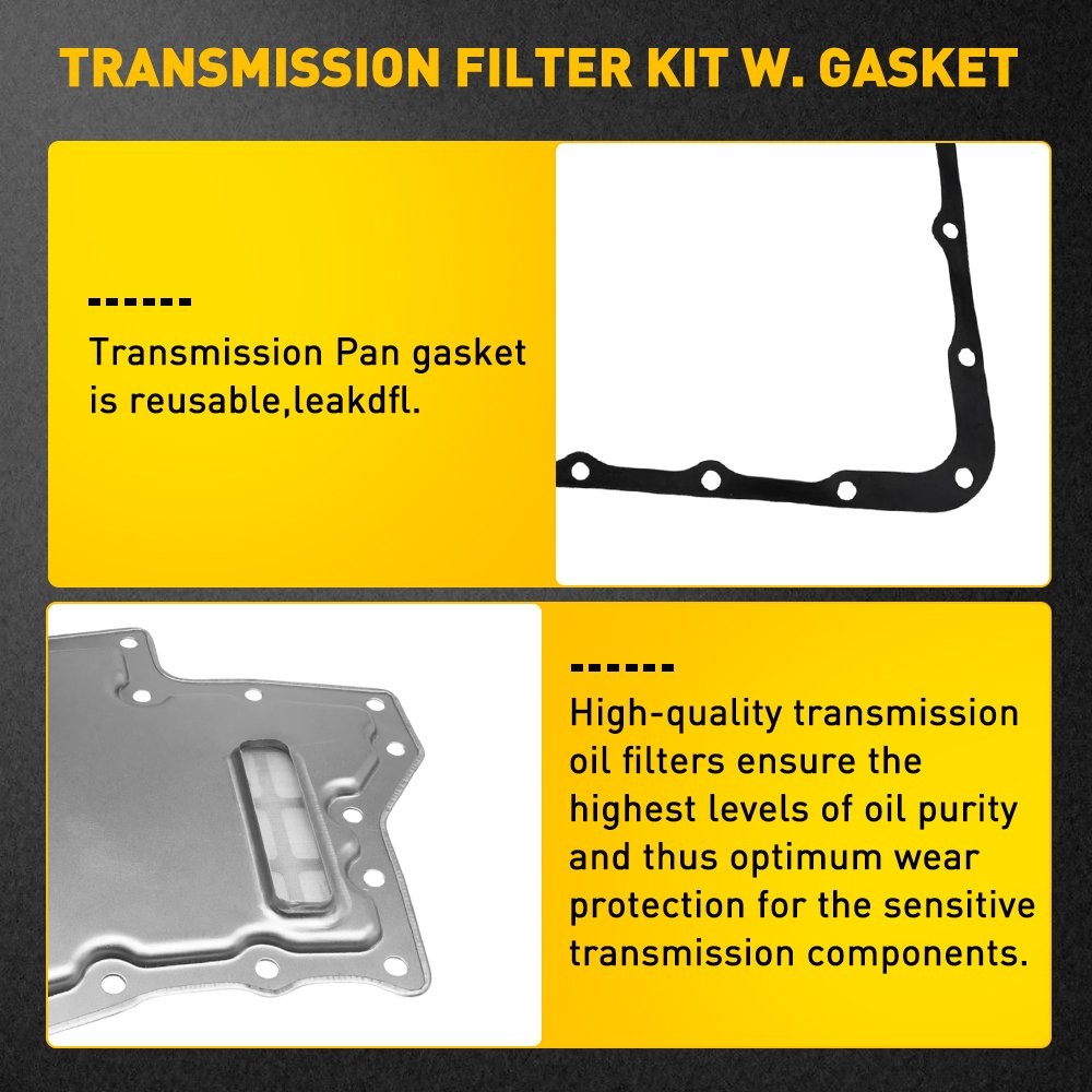 Transmission Filter Oil Pan Gasket Kit For Infiniti QX70 G37 Q40 Q50 Q60 Q70 M