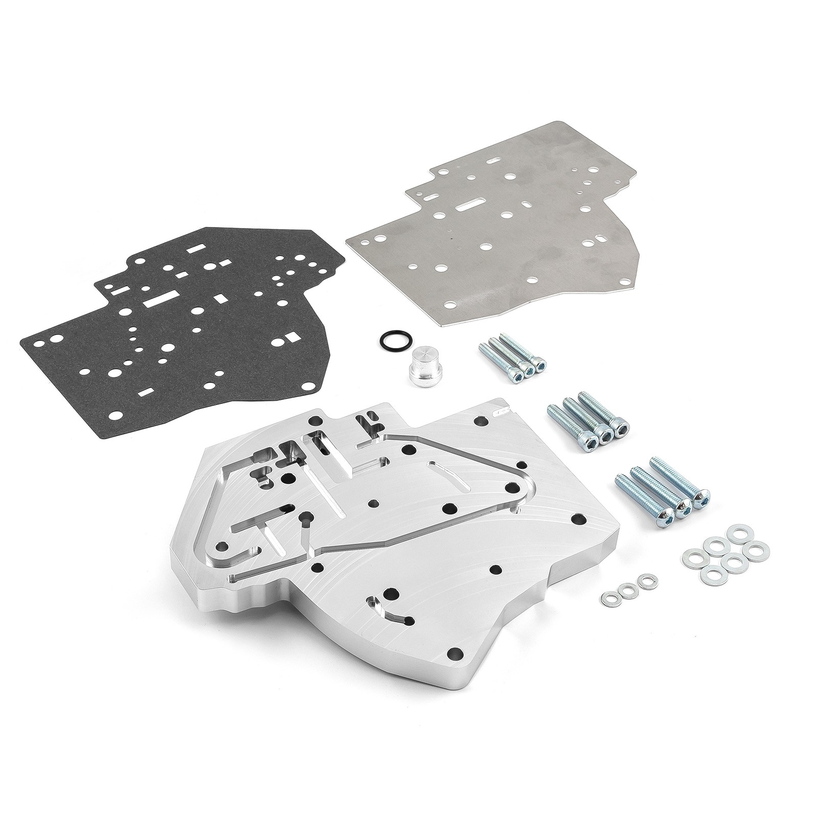 GM TH400 Transmission Billet Aluminum Full Manual Valve Body – Silver