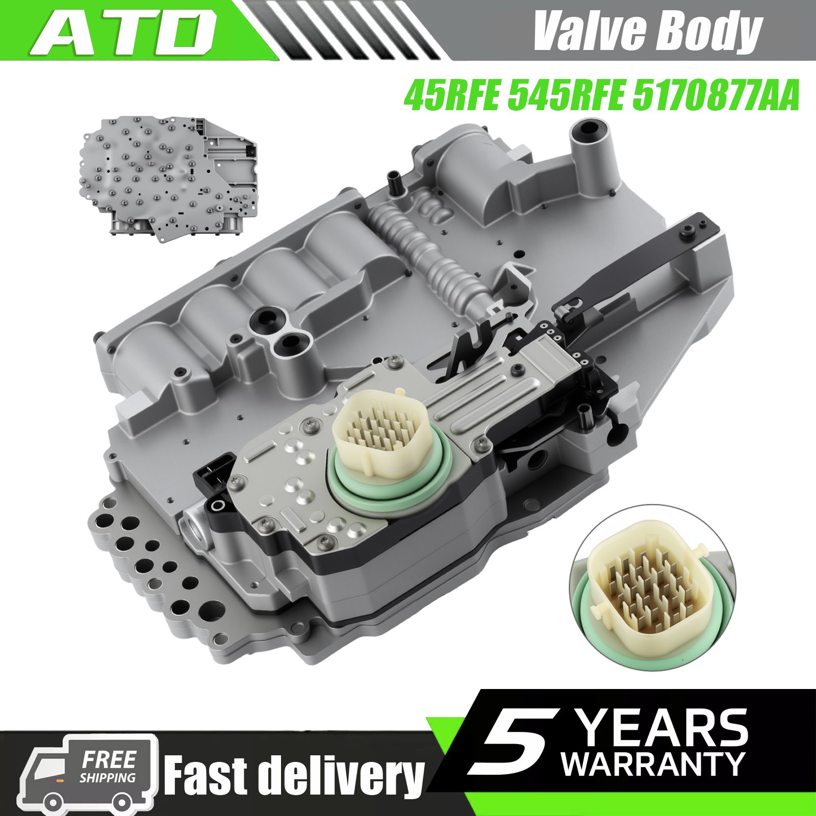 For Dodge Ram Chrysler Charger 45RFE/545RFE Valve Body with Solenoid Pack OEM