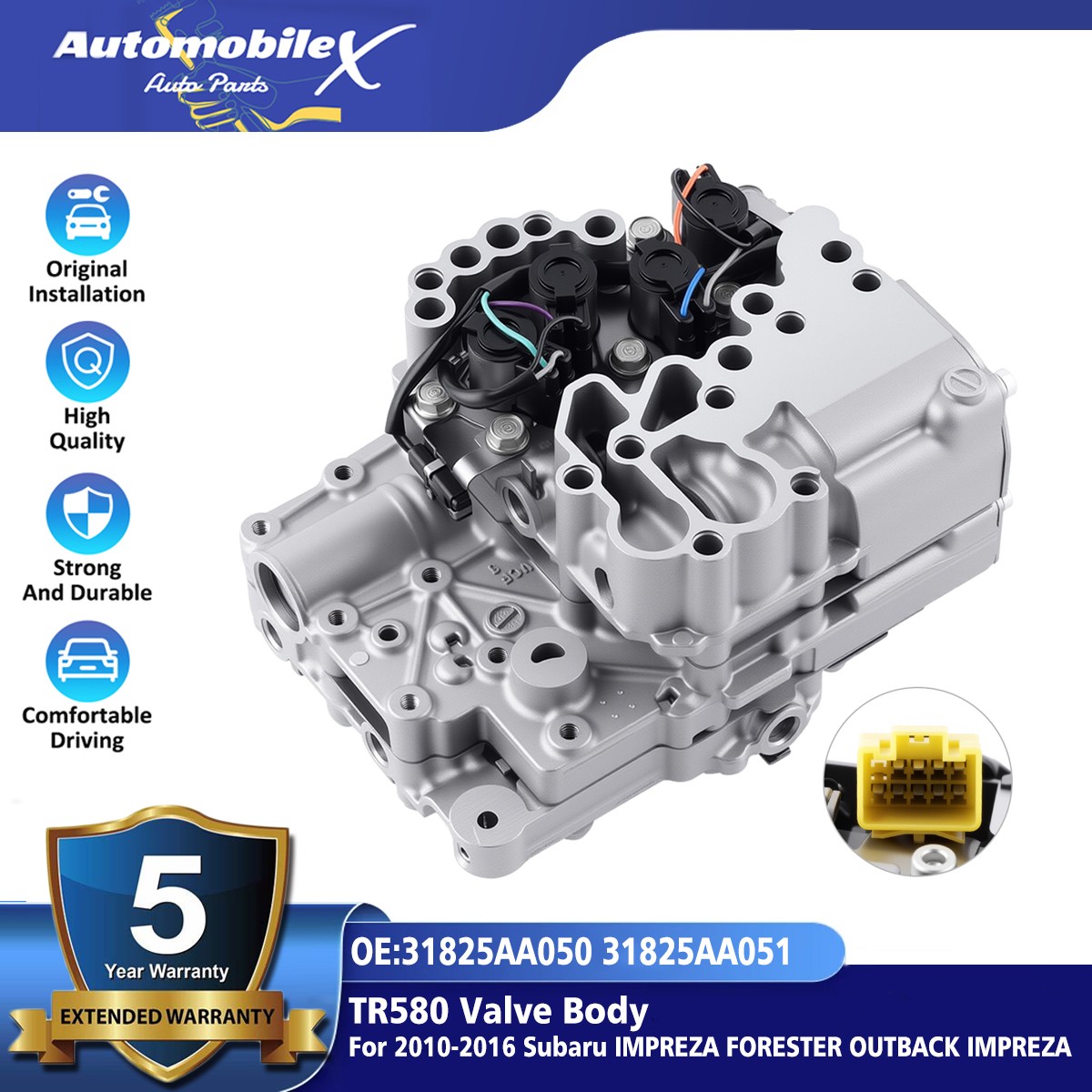 RENEW TR580 CVT Transmission Valve Body For 12-16 subaru exiga LEVORG OUTBACK