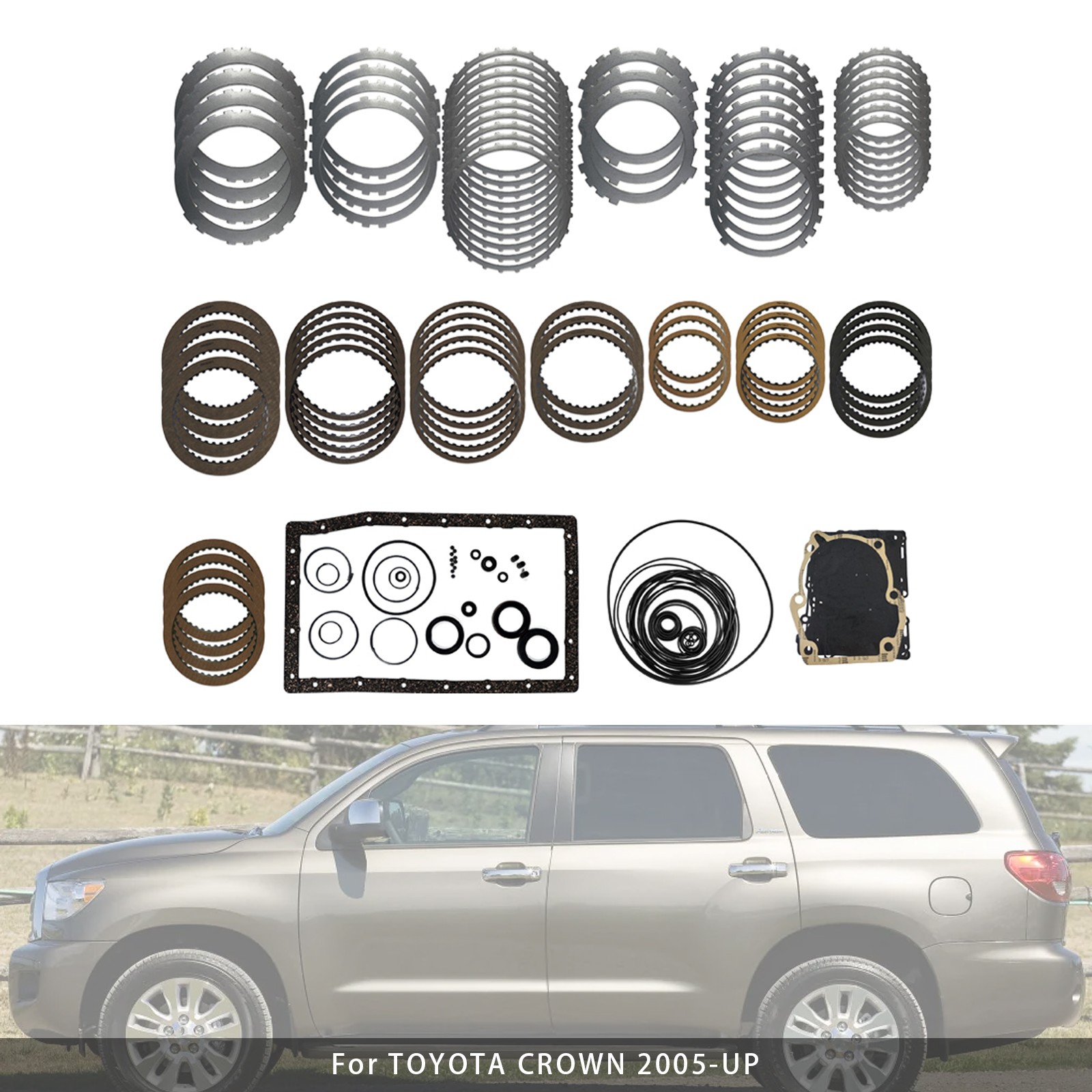 A760E A761E Transmission Master Rebuild Kit Overhaul For TOYOTA CROWN 2005-UP