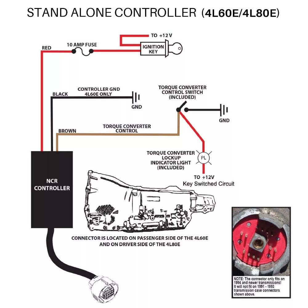 Stand Alone Controller Manual Shifter Microcontroller 4L60E No Computer Needed