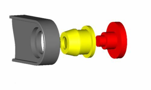 Transmission shifter linkage bushing for Jeep Liberty Transfer Case