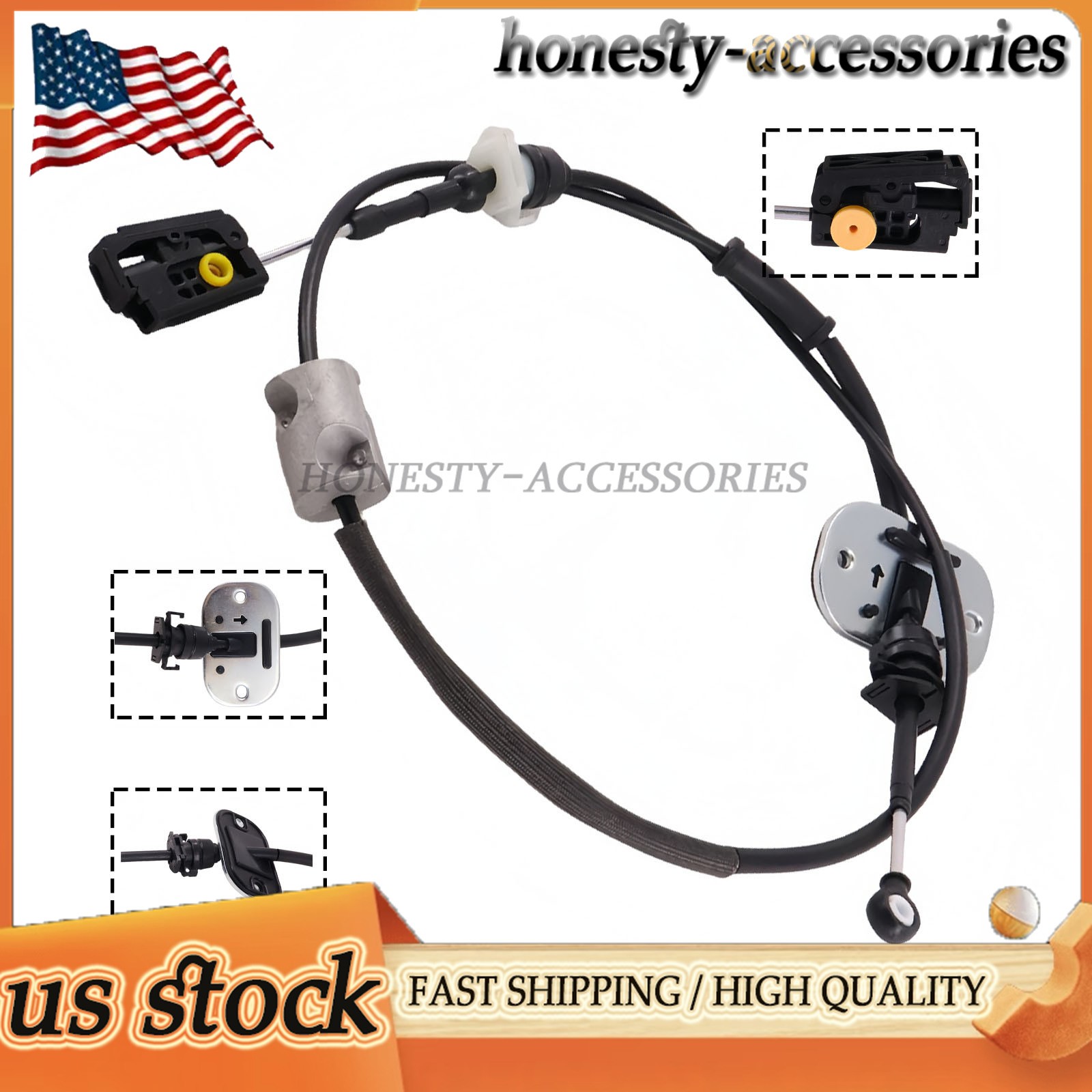 Automatic Transmission Shifter Cable For Ford Focus 08-11 8S4Z-7E395-AG