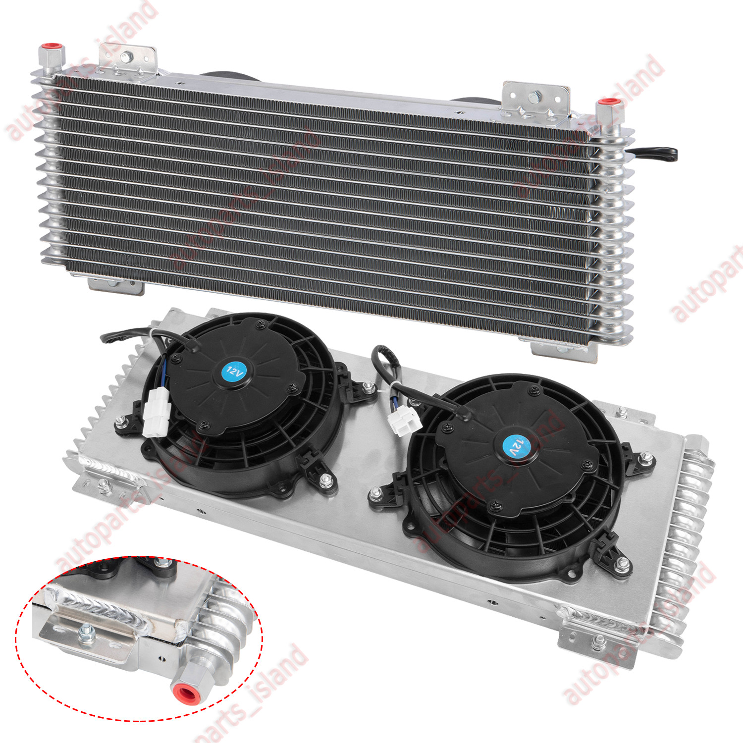 Transmission Oil Cooler Shroud&Fan Tru-Cool 40000 40k GVW Low-Pressure Drop US
