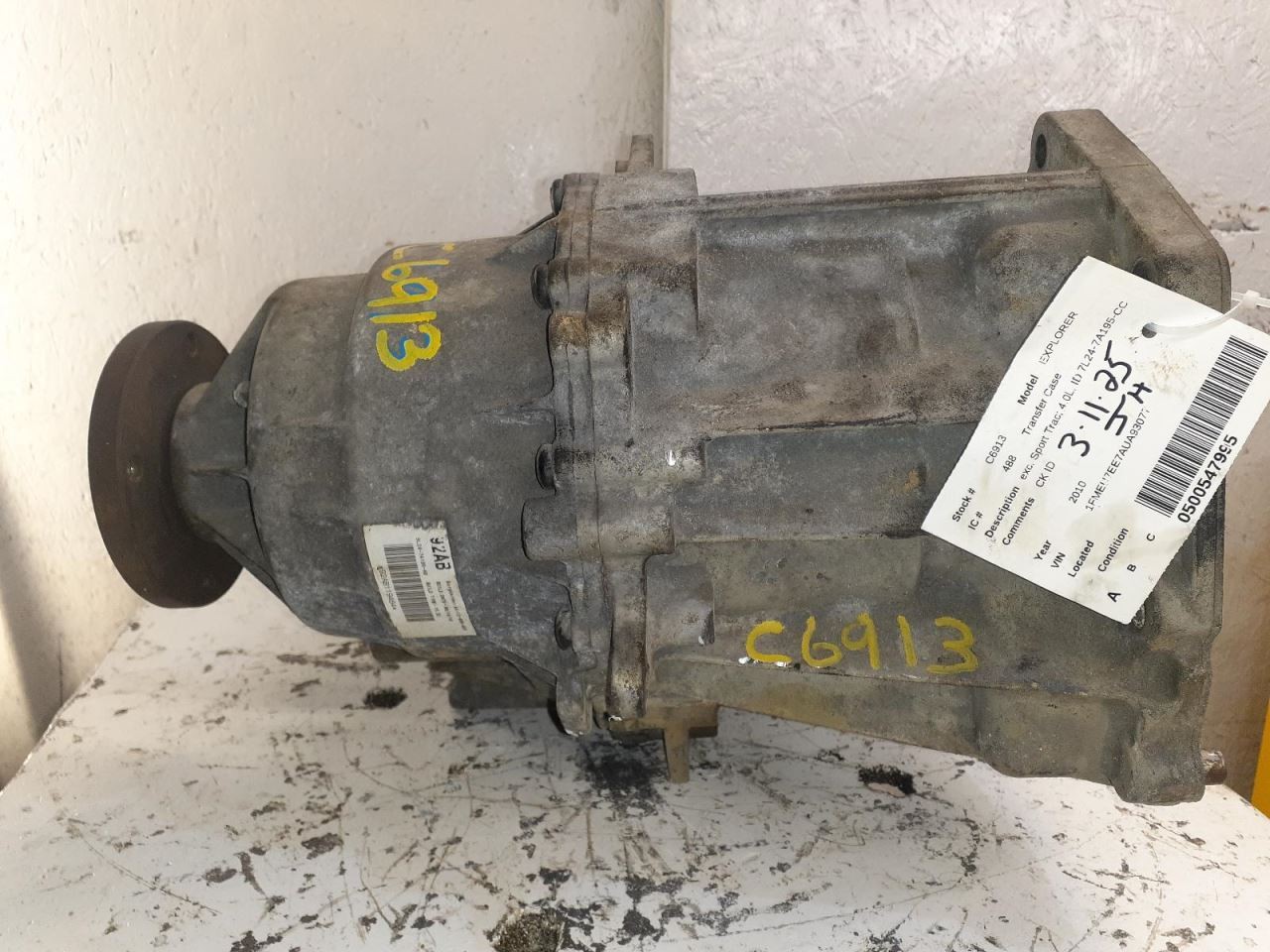 Transfer Case Excluding Sport Trac 4.0L Fits 07-10 EXPLORER 2042319