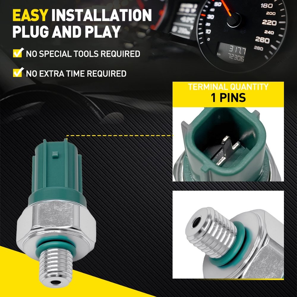 2PCS For 2007-2011 Honda CR-V 2.4L Transmission 2nd 3rd Pressure Switch 1-Pin