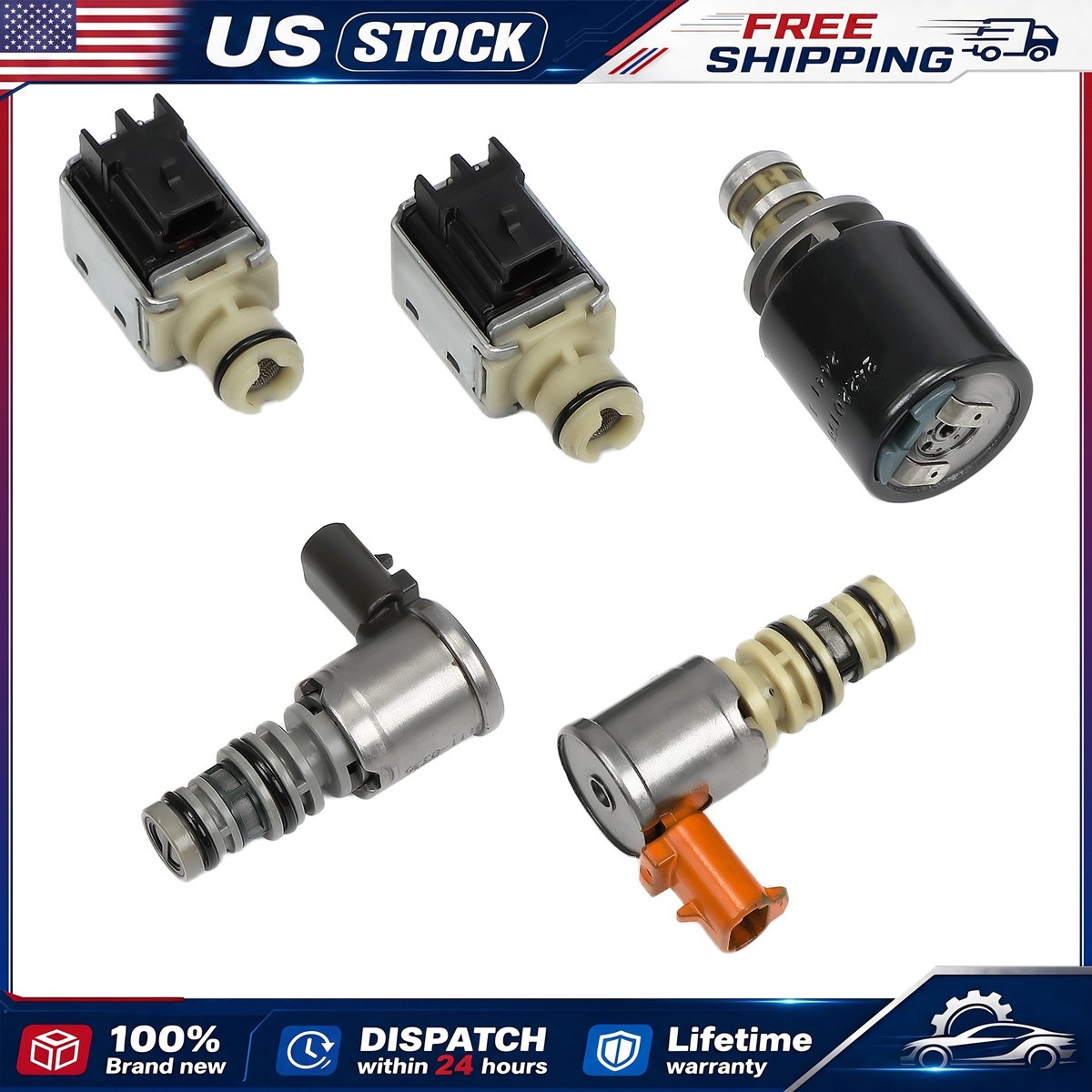 Transmission Master Solenoid Kit For GMC Chevy EPC Shift TCC 3-2 PWM 4L60E/4L65E