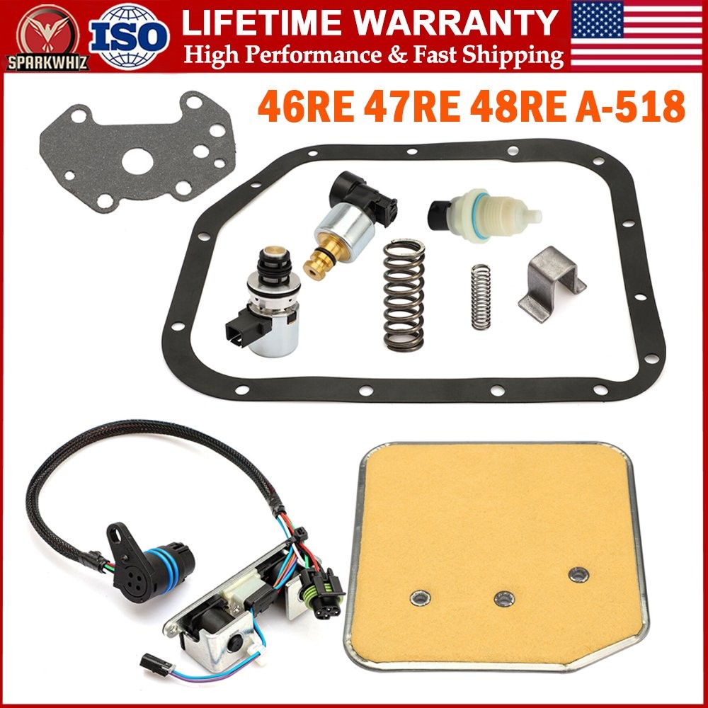 Solenoid Service & Upgrade Set 46RE 47RE 48RE A518 For Dodge 1994-99 Heavy-Duty
