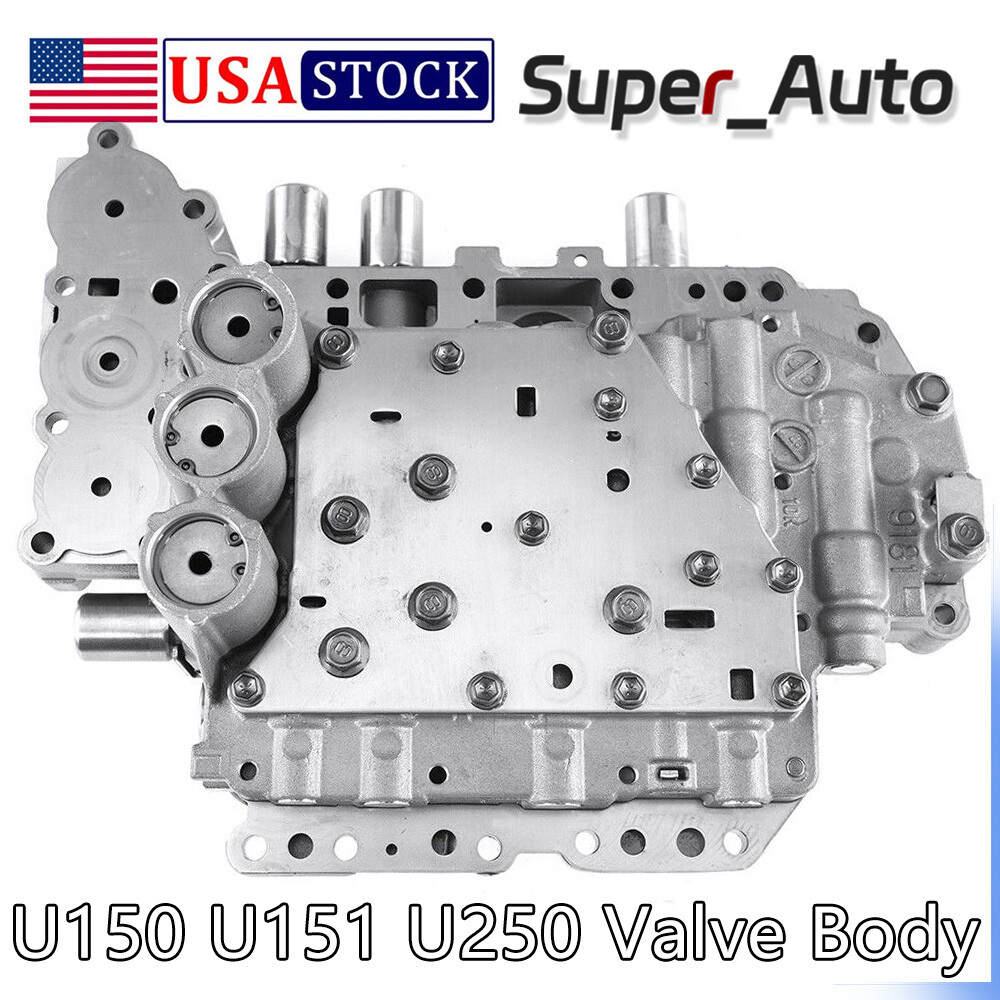 U150 Transmission Valve Body Solenoids Set For Toyota Lexus 2004-2014 U151 U250