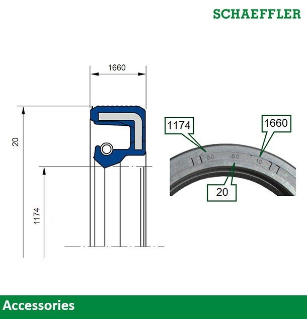 FAG Automatic Transmission Output Shaft Seal for Riviera, Eldorado+More SS4297