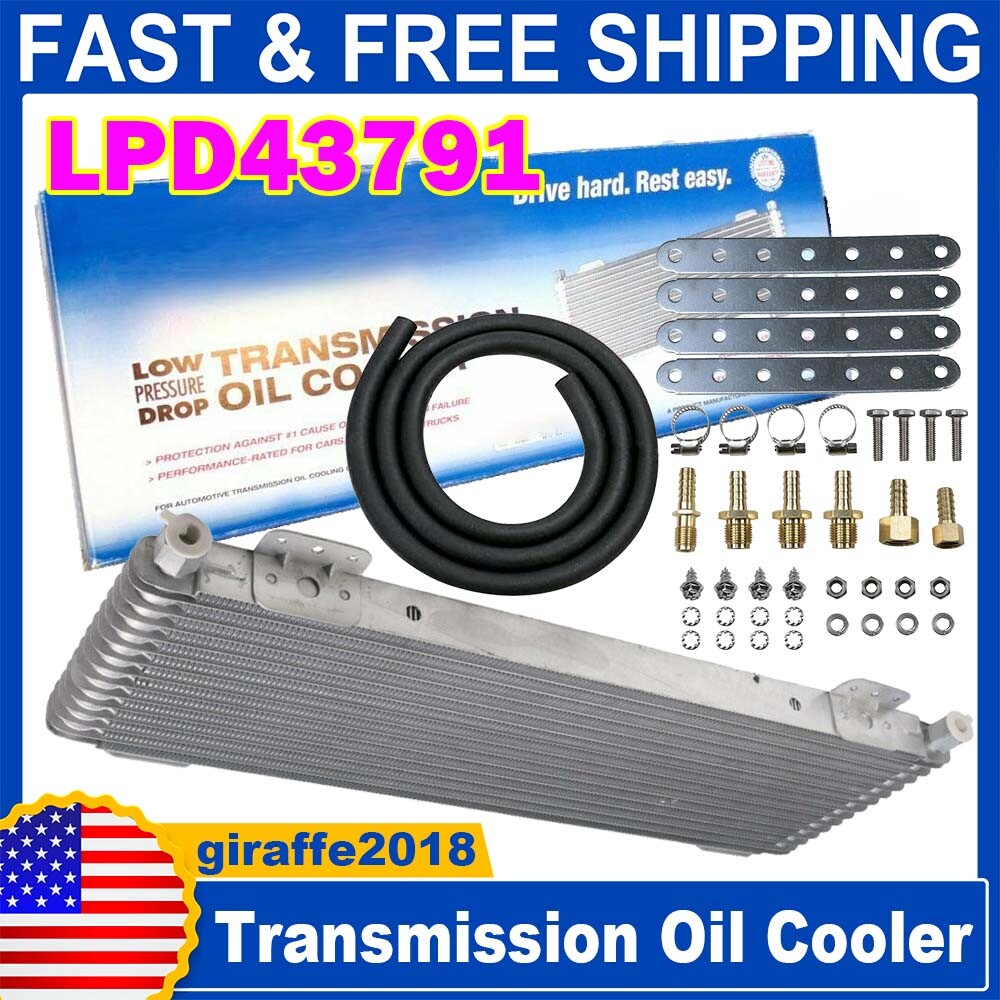 Transmission Oil Cooler Low Pressure Drop Max 40,000 GVW Tru-Cool LPD47391