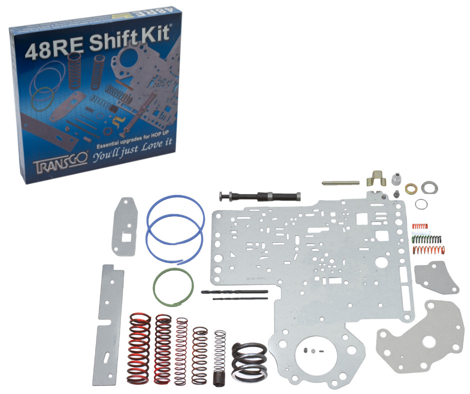 Transmission 48RE TRANSGO SHIFT KIT SK48RE For Dodge Ram Diesel & V10 2003-UP