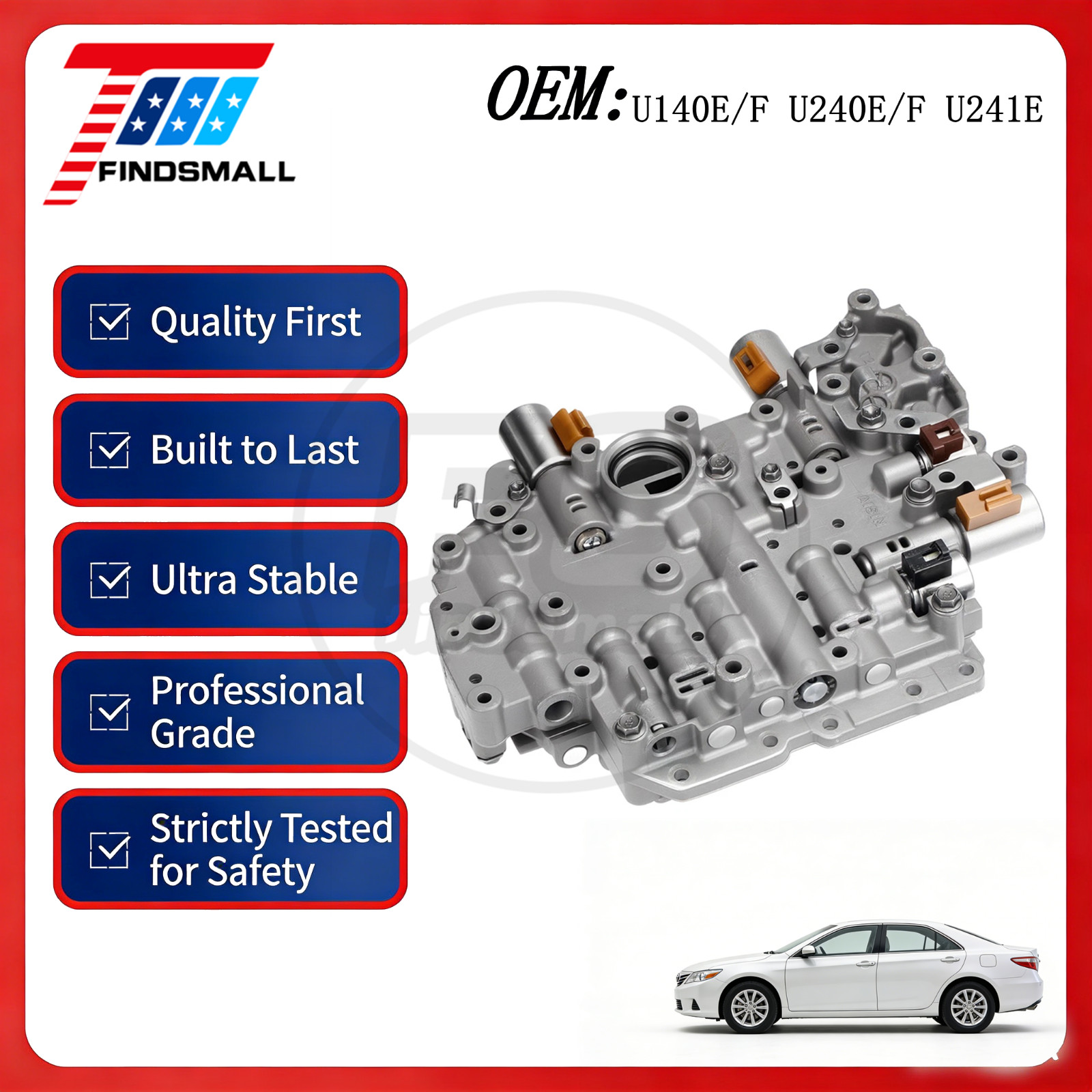 U140E U140F U240E Transmission Valve Body Fits Camry RAV4 Highlander 2001-2005