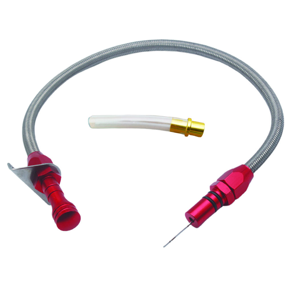 Flexible Automatic Transmission Dipstick For CHEVY GM 400 Turbo SBC BBC Red