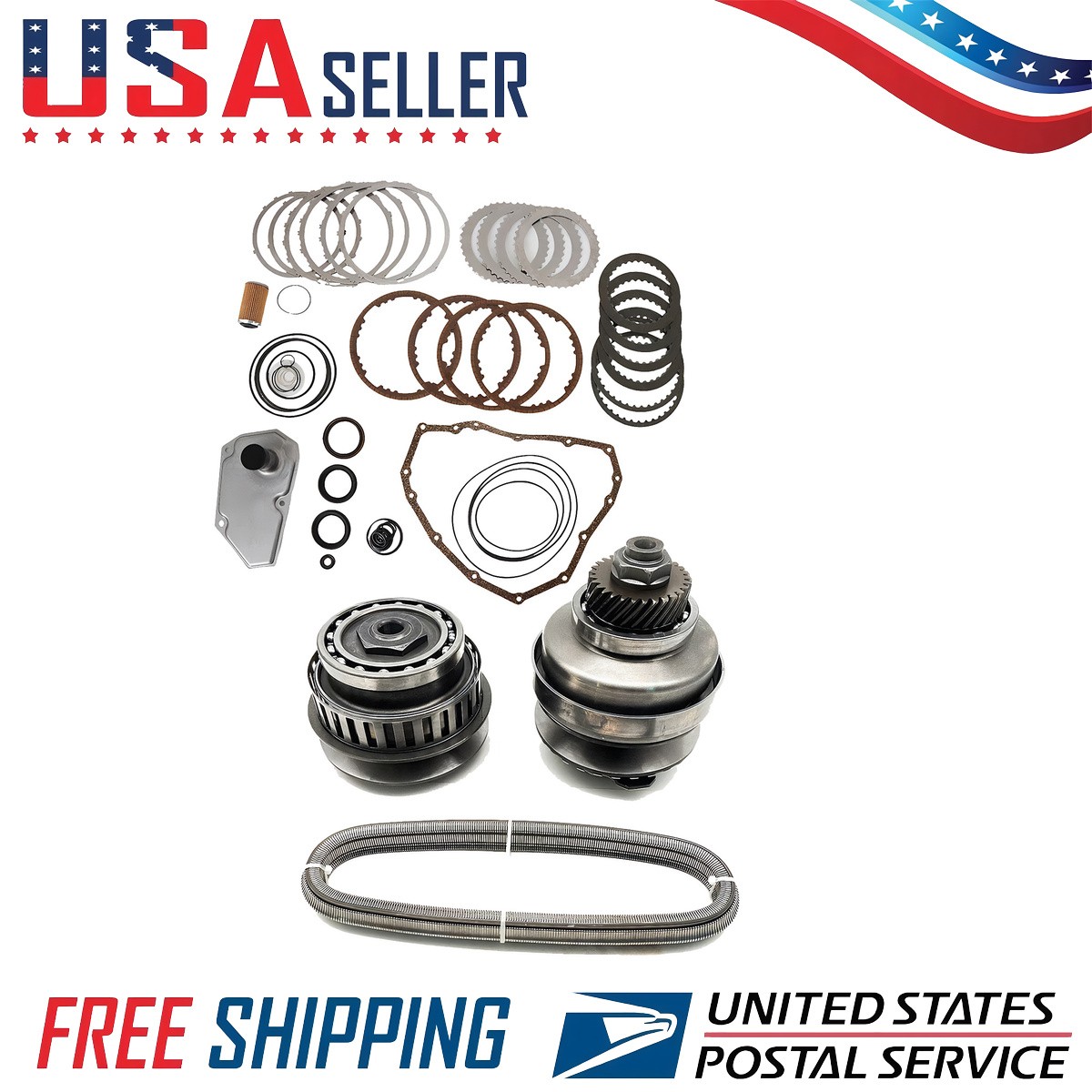 Transmission Pulley Kit, 901068 33710S-1 Pulley Set w/ Belt Master Rebuild Kit
