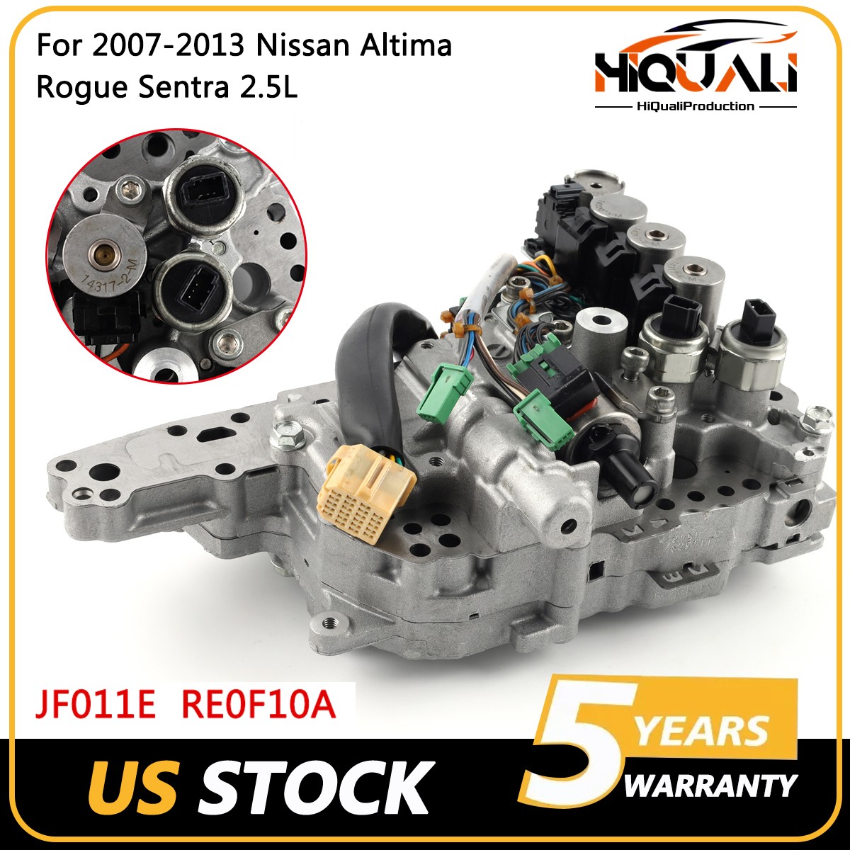 JF011E RE0F10A Valve Body CVT Transmission For Nissan Altima Sentra Rogue 2.5L