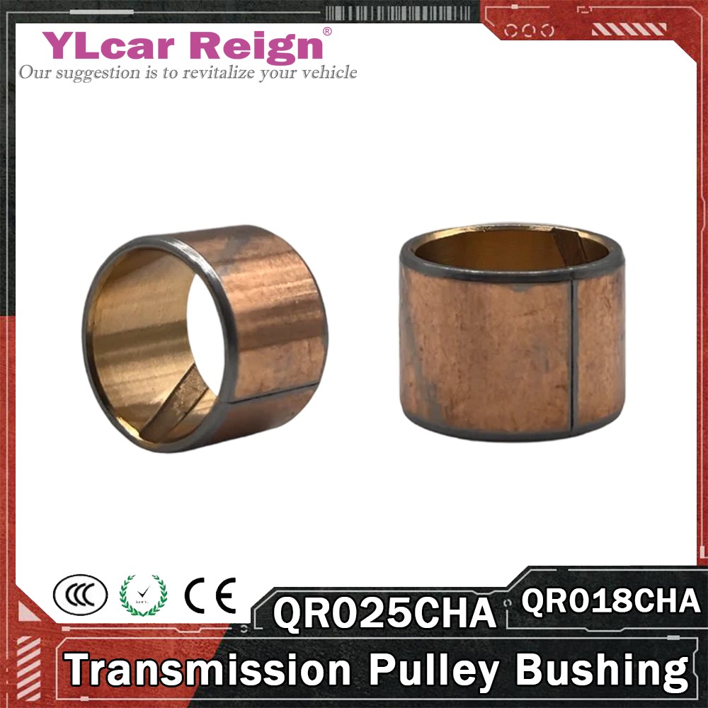 2x QR018CHA QR025CHA Transmission Pulley Bushing Sprocket Cylinder Copper Sleeve