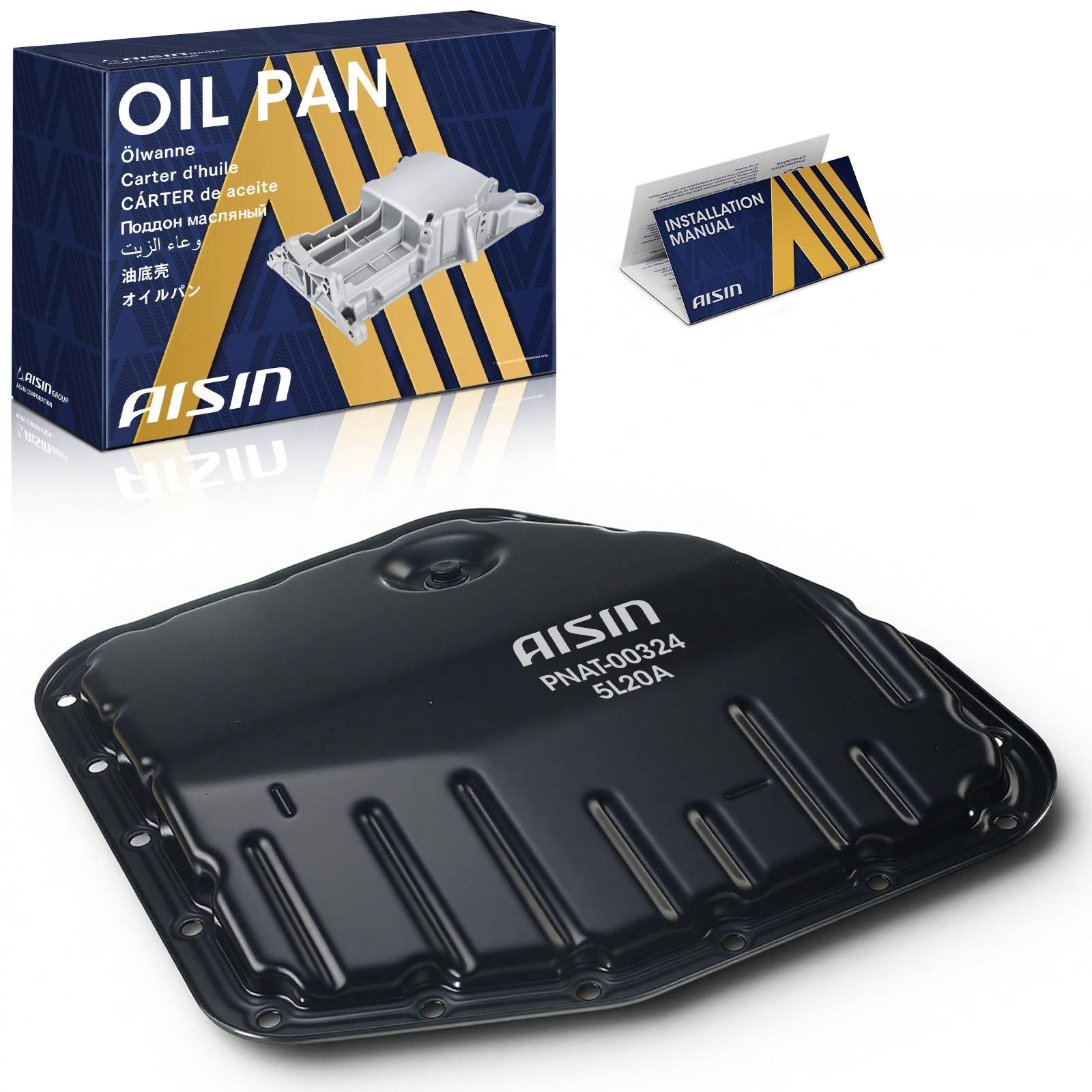 AISIN PNAT-00324 Transmission Oil Pan for Toyota Corolla Matrix 2003-2008 1.8L
