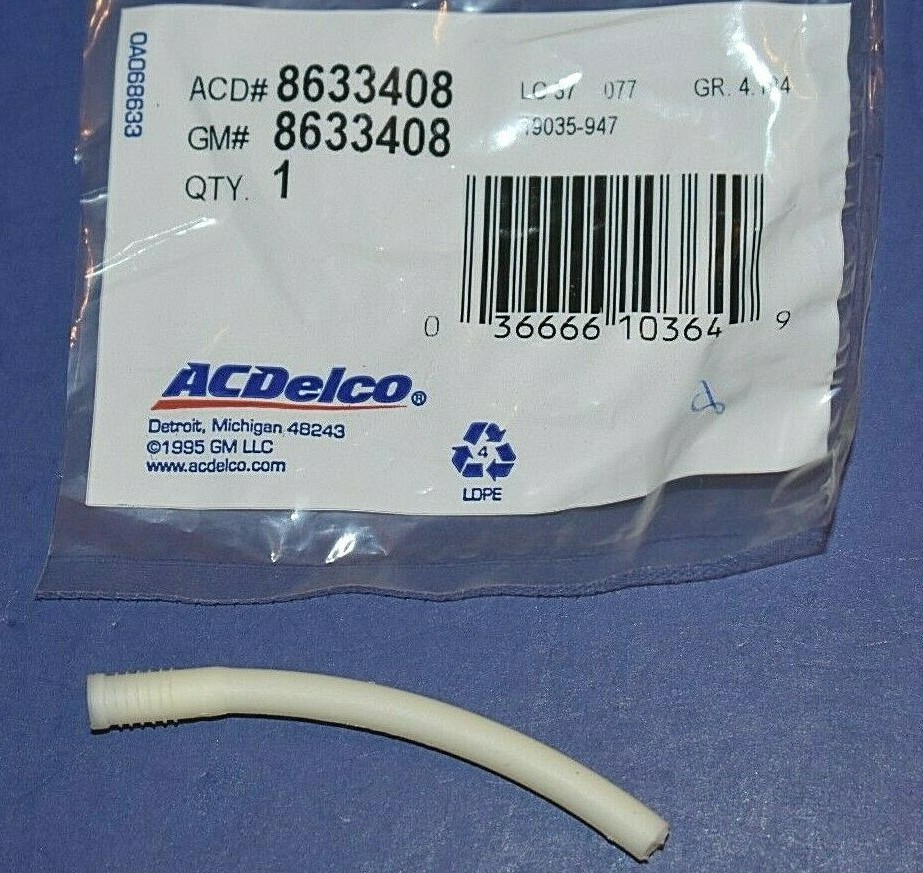 ACDelco # 8633408 Auto Trans Case Vent Tube TH400 3L80 700R4 4L80E 4L85E 200-4R