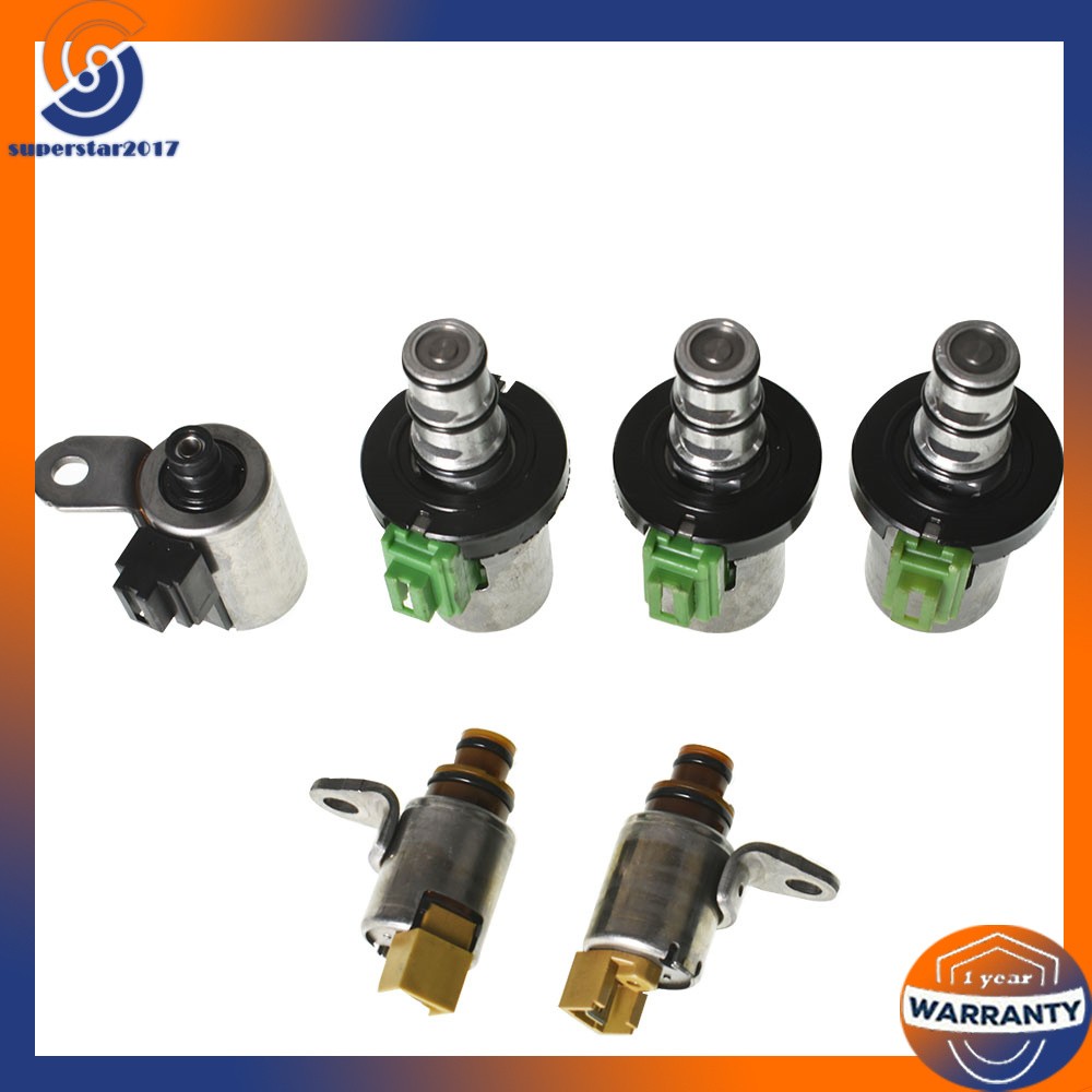 6Pcs Transmission Solenoid *2 PWM*3 EPC*1 for Mazda 2 CX-7 2002-2012