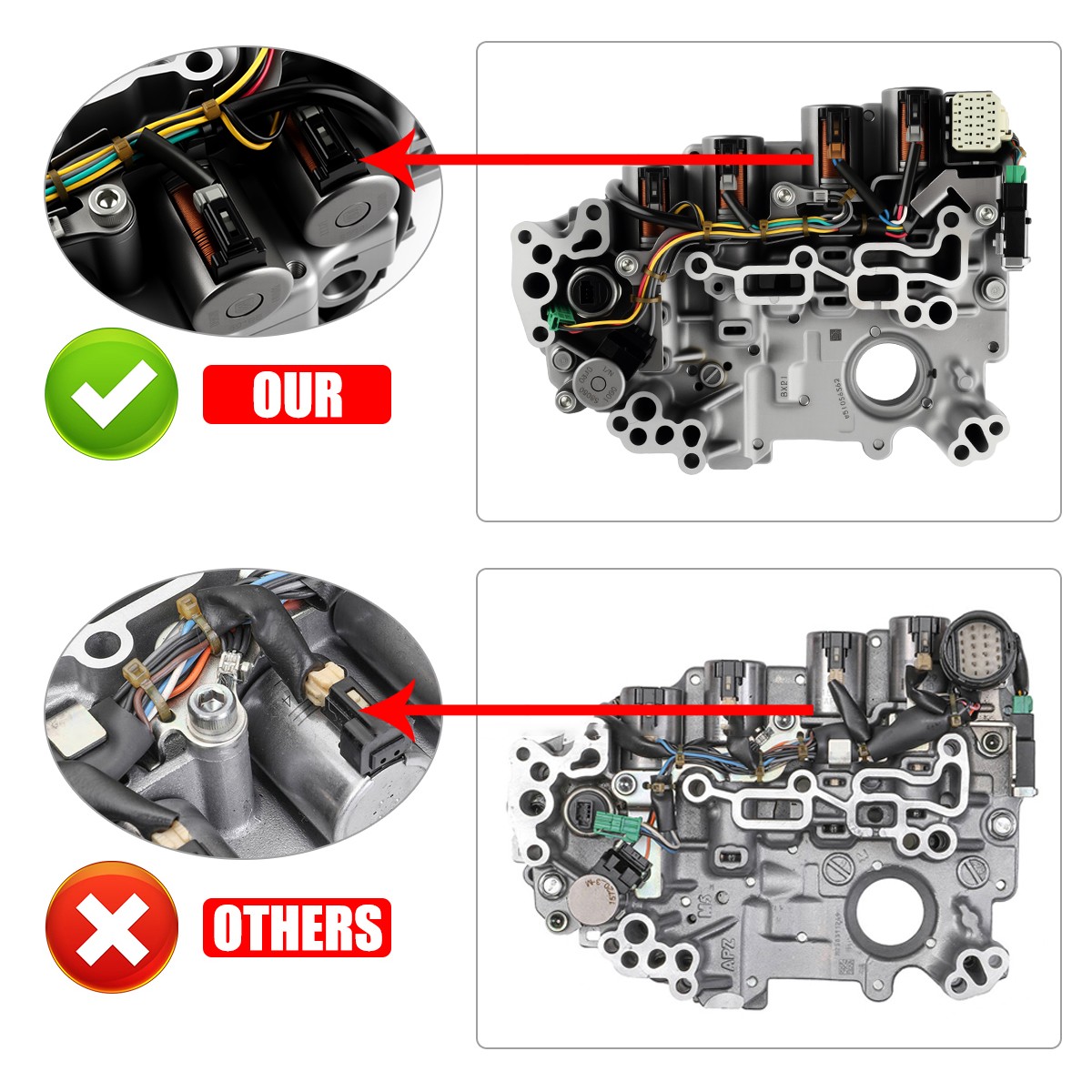 #RE0F11A JF015E CVT Transmission Valve Body For 2013-15 Nissan Versa Sentra Note