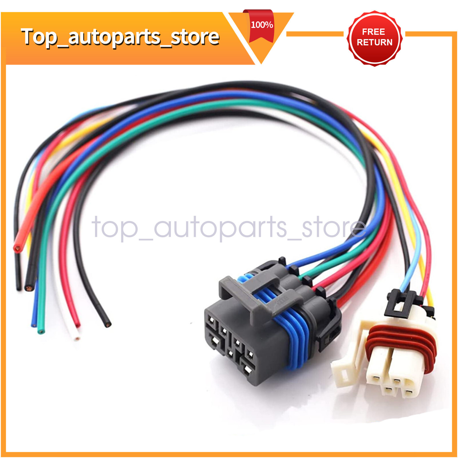 For 4L60E 4L80E 4L65E Neutral Safety Switch Connector 7-PIN & 4-PIN Wire leads