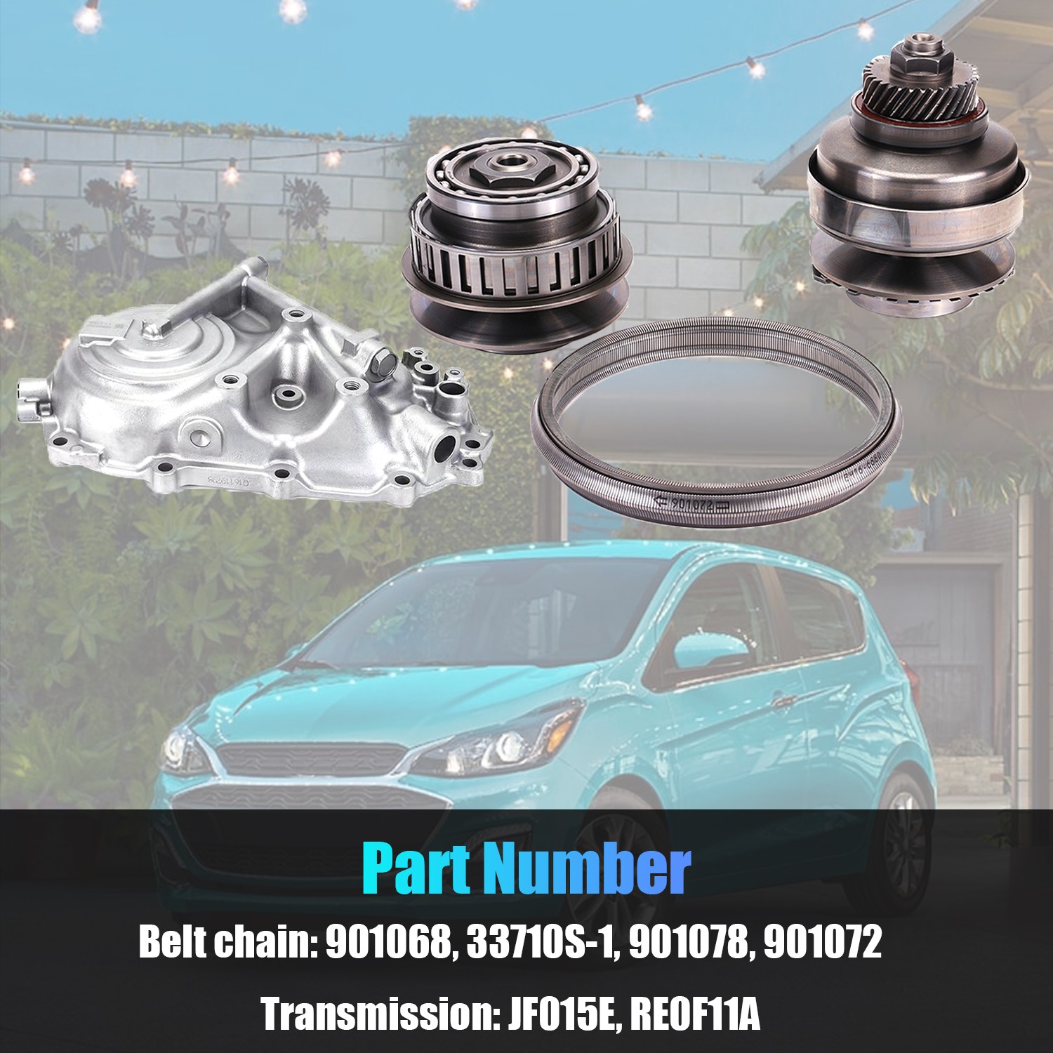 Transmission Pulley Set w/ Belt Chain 30T JF015E RE0F11A For Nissan SUZUKI New