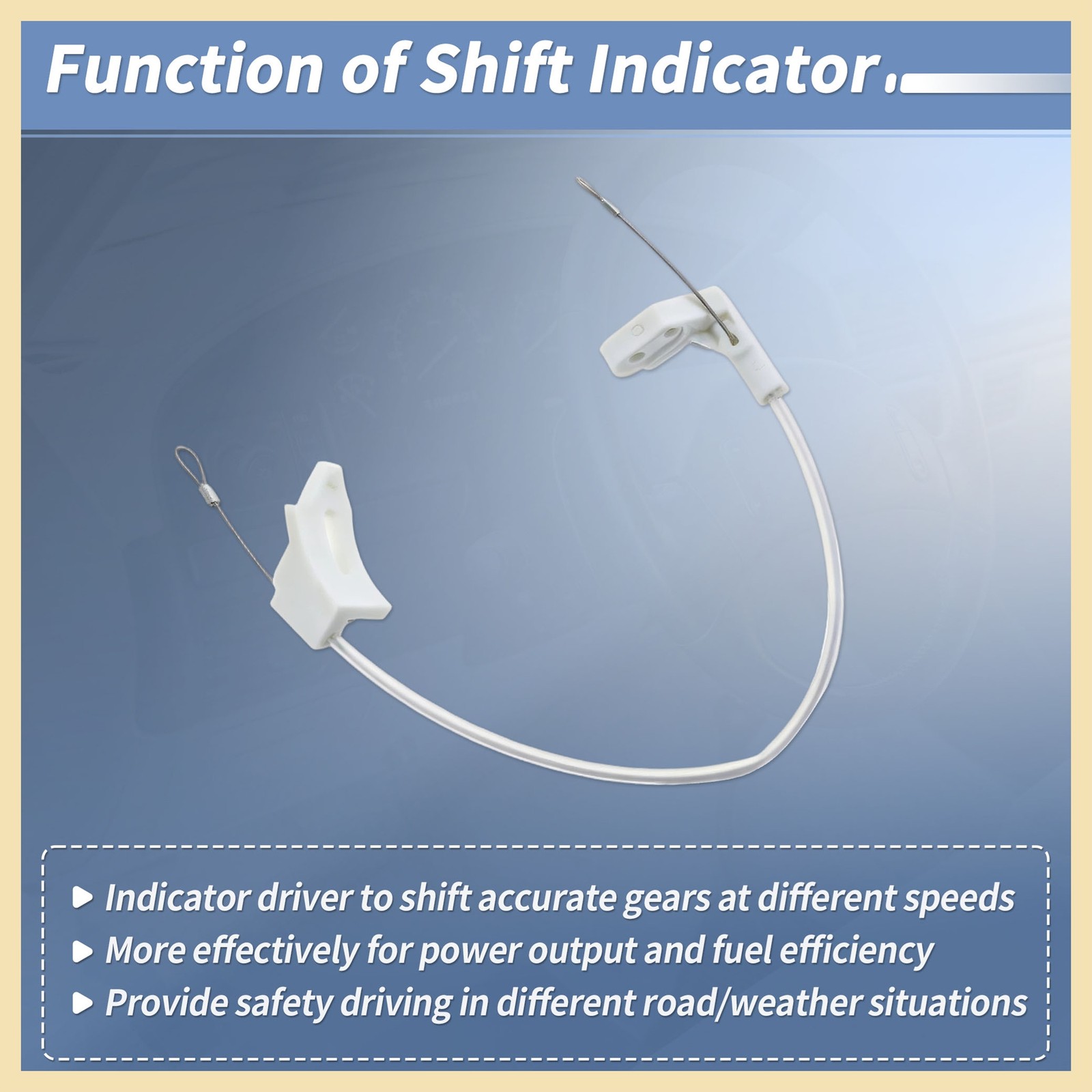 Gear Shift Indicator Cable Fit for Ford F-150 F-250 F-350 Bronco E7TF-7B033-A