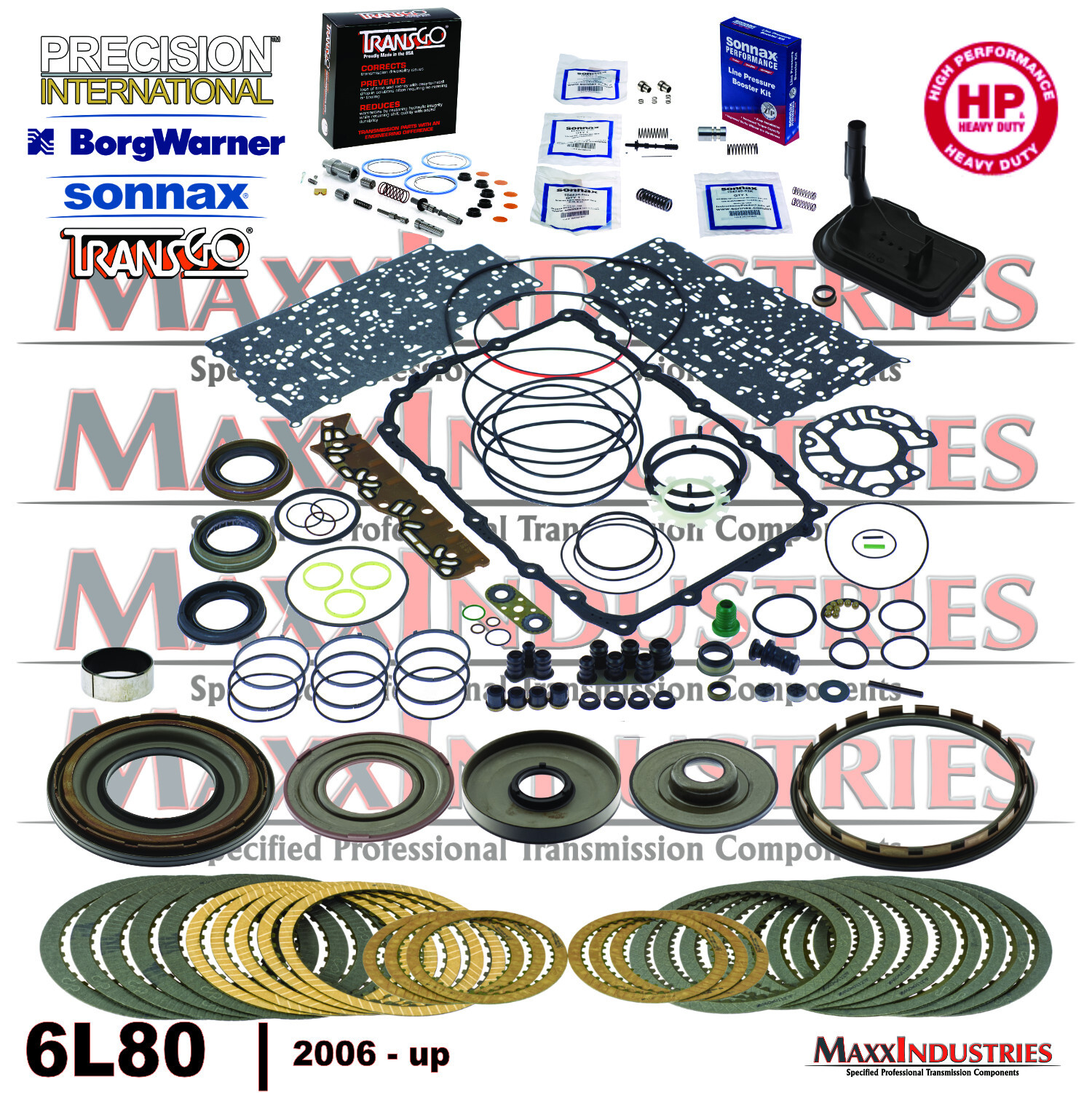 6L80 Transmissi​on Hi Performance Overhaul Rebuild Upgrade Kit 2 Sonnax TransGo