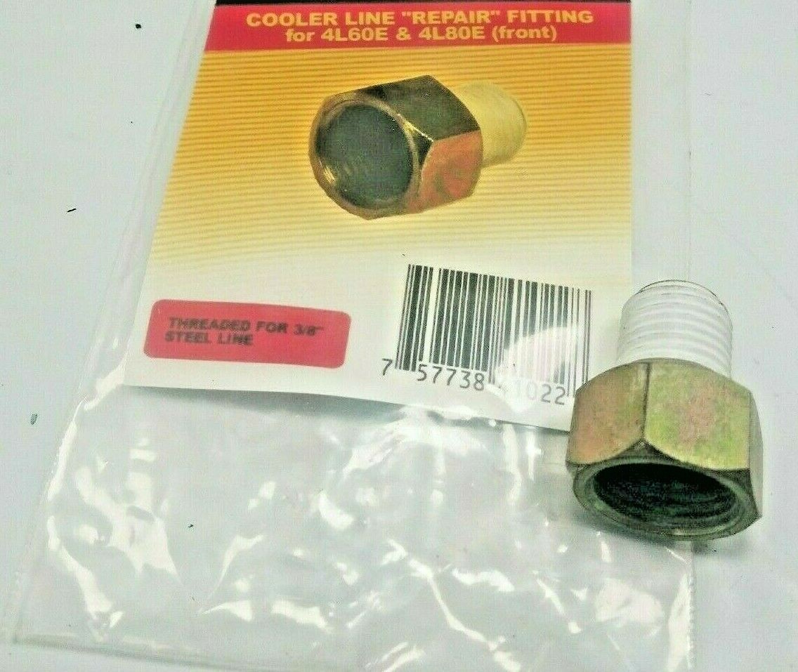 . 4L60E 4L80E Cooler Line Fitting delete quick connect fitting eliminator 31284G