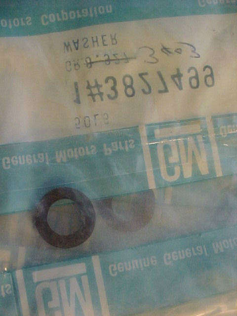 NOS ONE GM #3827499 FREE 1ST CLASS SHIPPING CORVETTE 63-67 SAME DAY SHIPPING